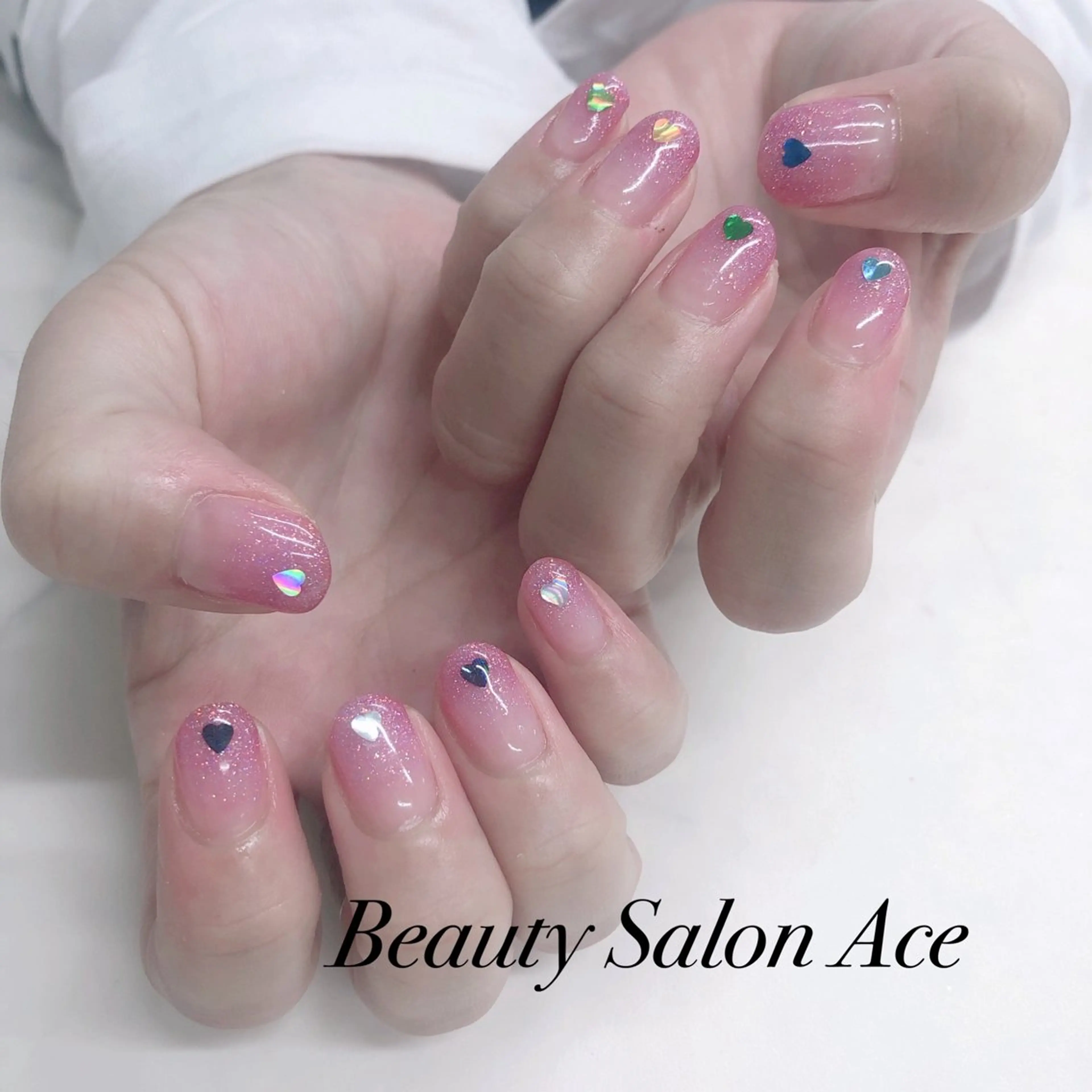 ネイル ラメ(グリッター) メンズネイル ハンドネイル ハンドケア Beauty Salon Ace(ネイルサロン エース)所属・池袋フィルイン Ace♡長さだしのネイルデザイン