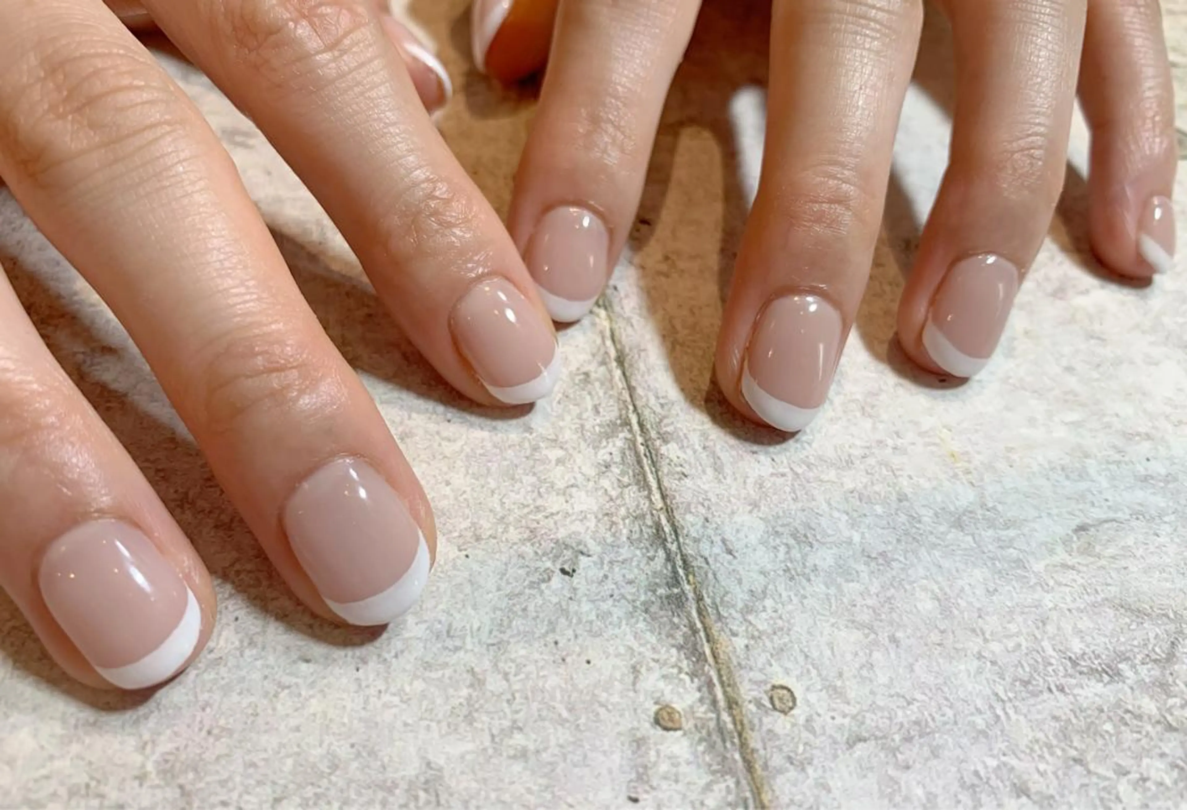 ショート ネイル ショートヘア フレンチネイル ショートネイル -yuu-所属・Lino ﾟのネイルデザイン