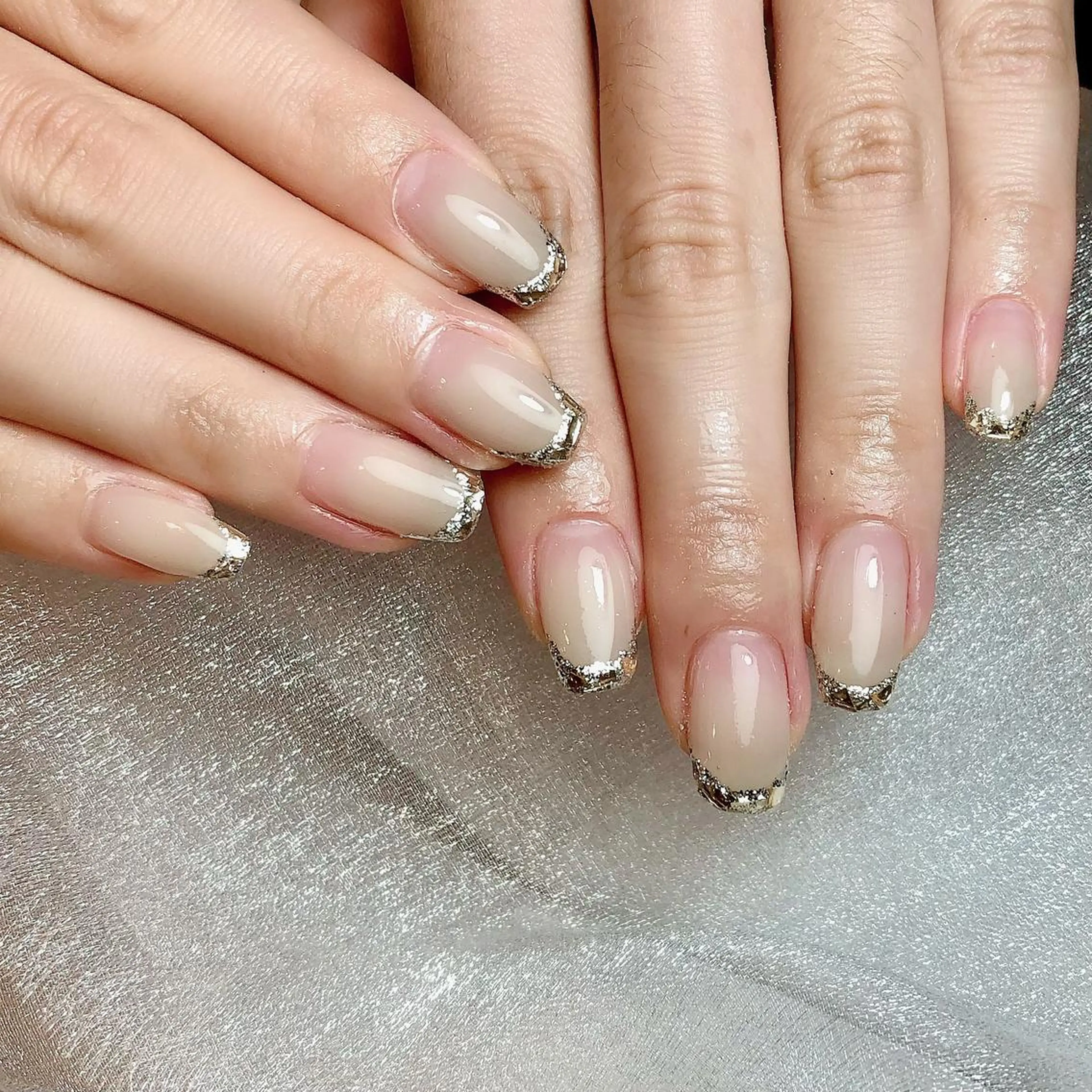 ネイル フレンチネイル ガラスフレンチ Can Nail 栄店 【キャンネイル】所属・後藤今日子 CANNAIL栄店のネイルデザイン