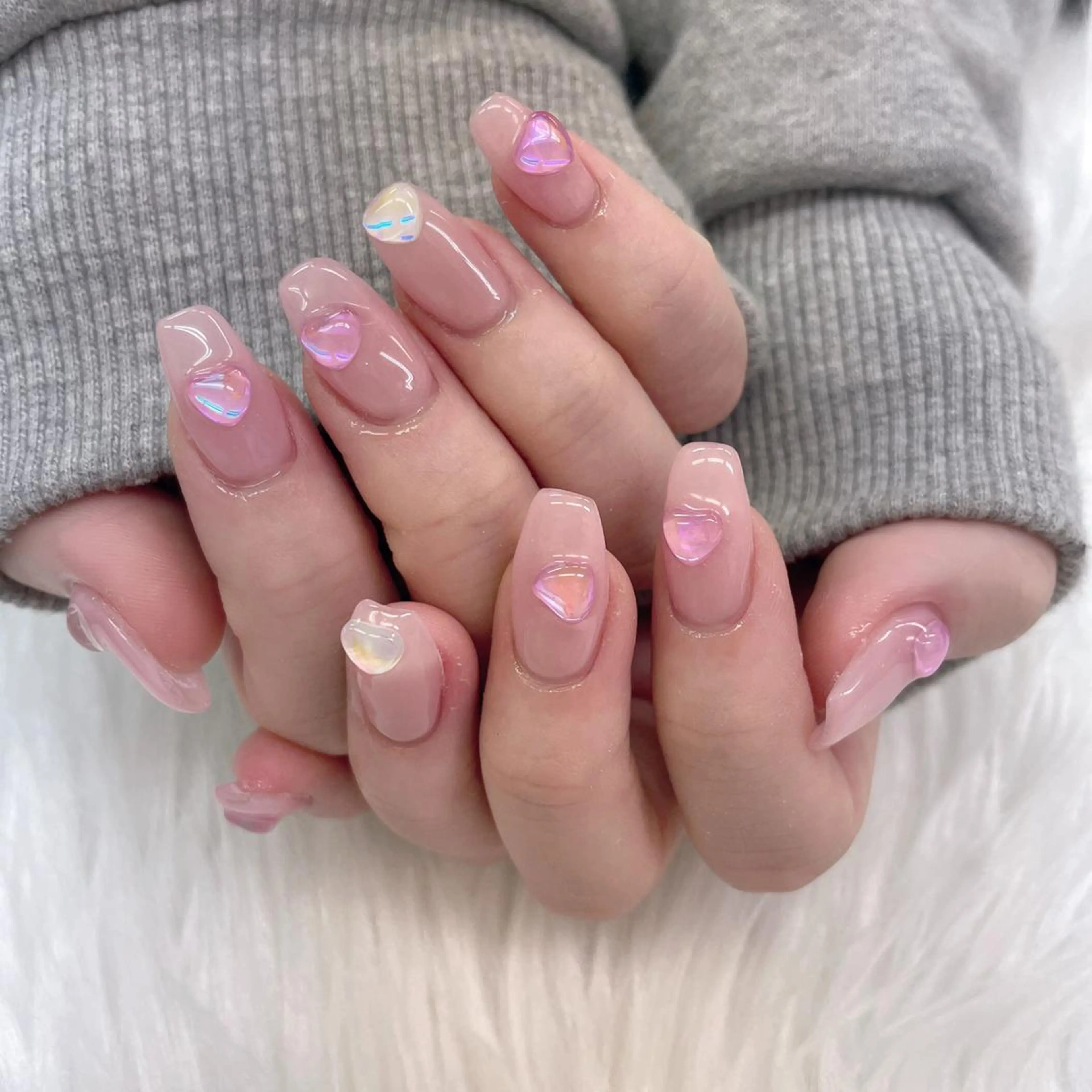 ネイル 🦋ネイルサロン ブラン🌈ゆりのネイルデザイン