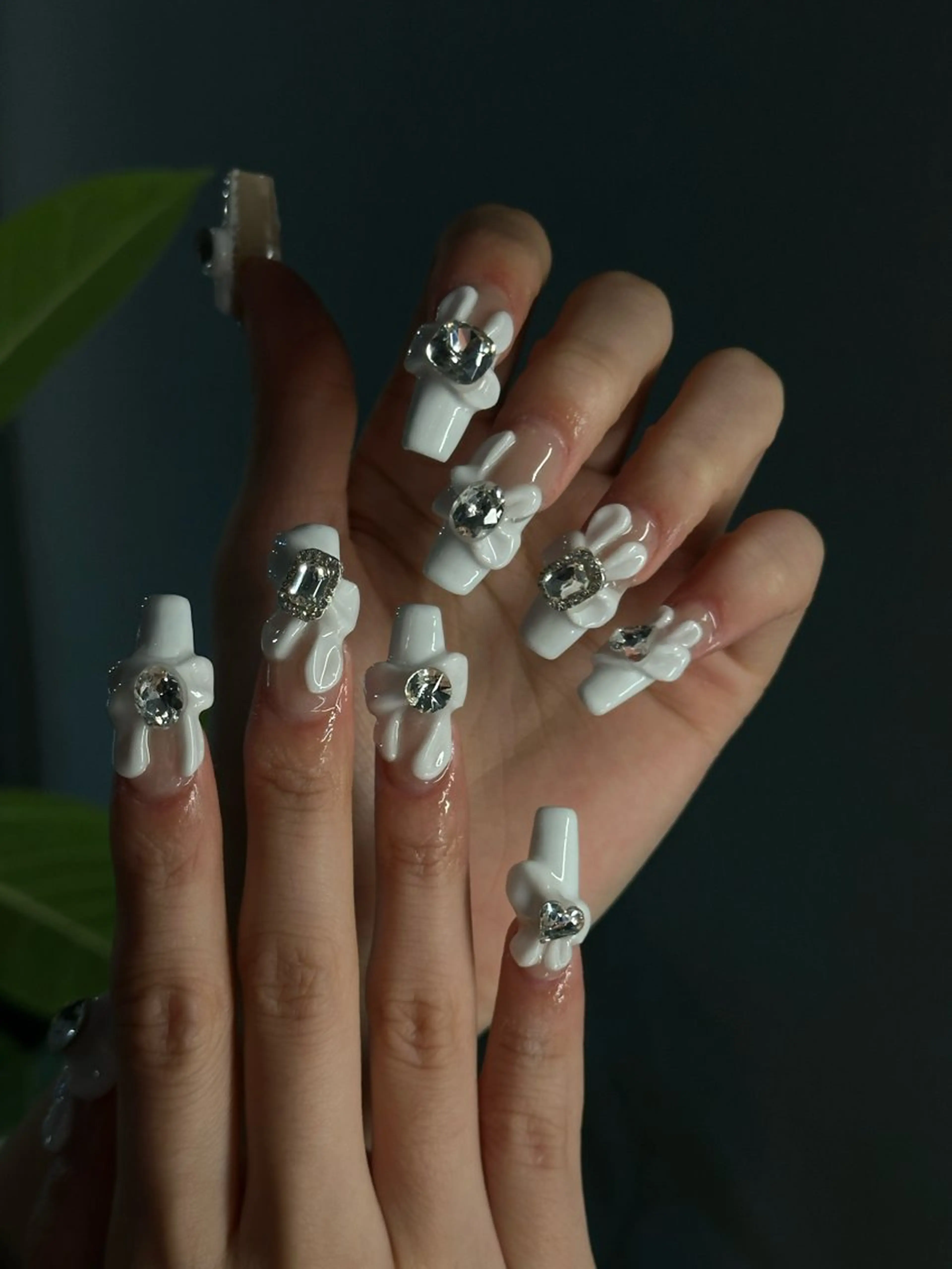 ネイル リボン ハンドネイル lillion nail salon所属・Ru nail♡のネイルデザイン