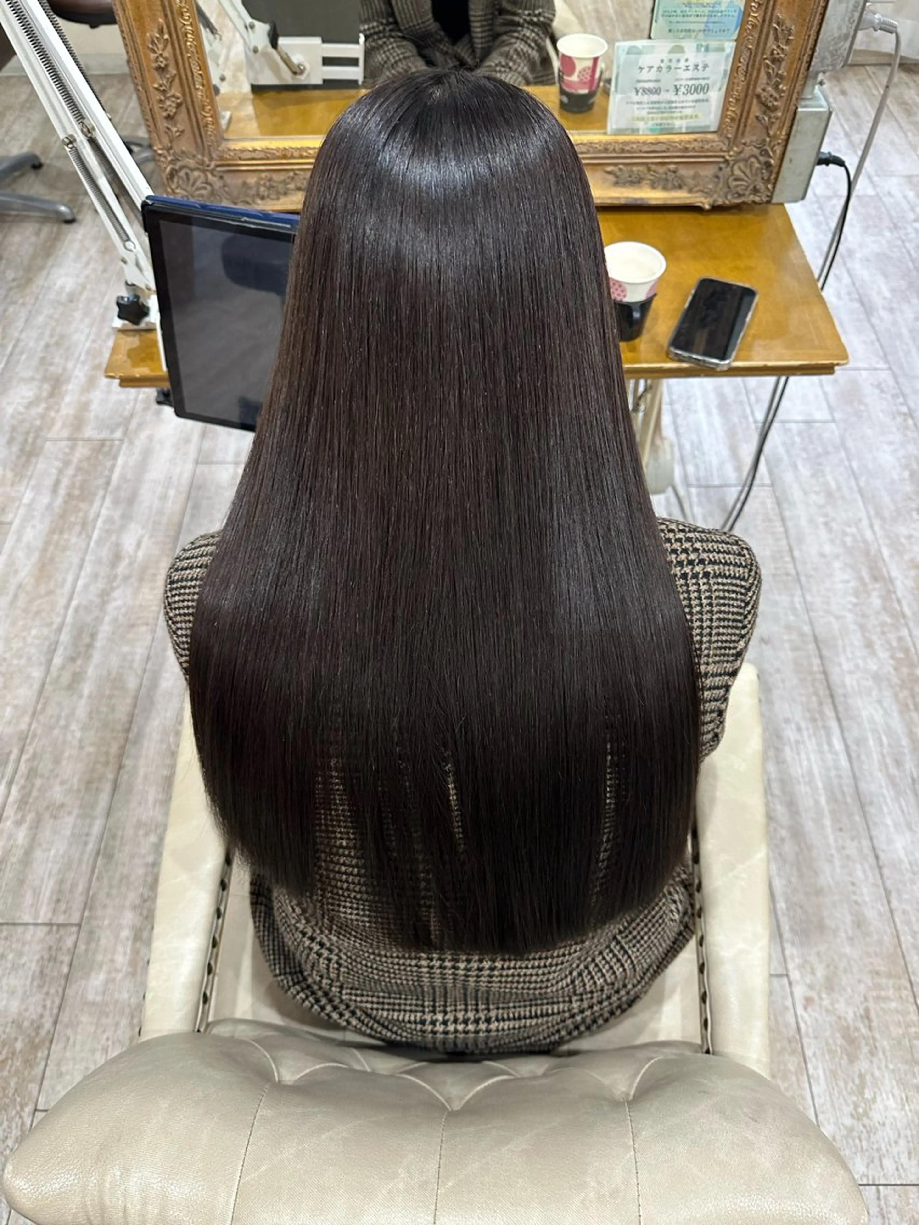 ロング くせ毛 髪質改善 縮毛矯正 トリートメント 髪質改善/縮毛矯正/ 艶髪/根本和也のヘアスタイル