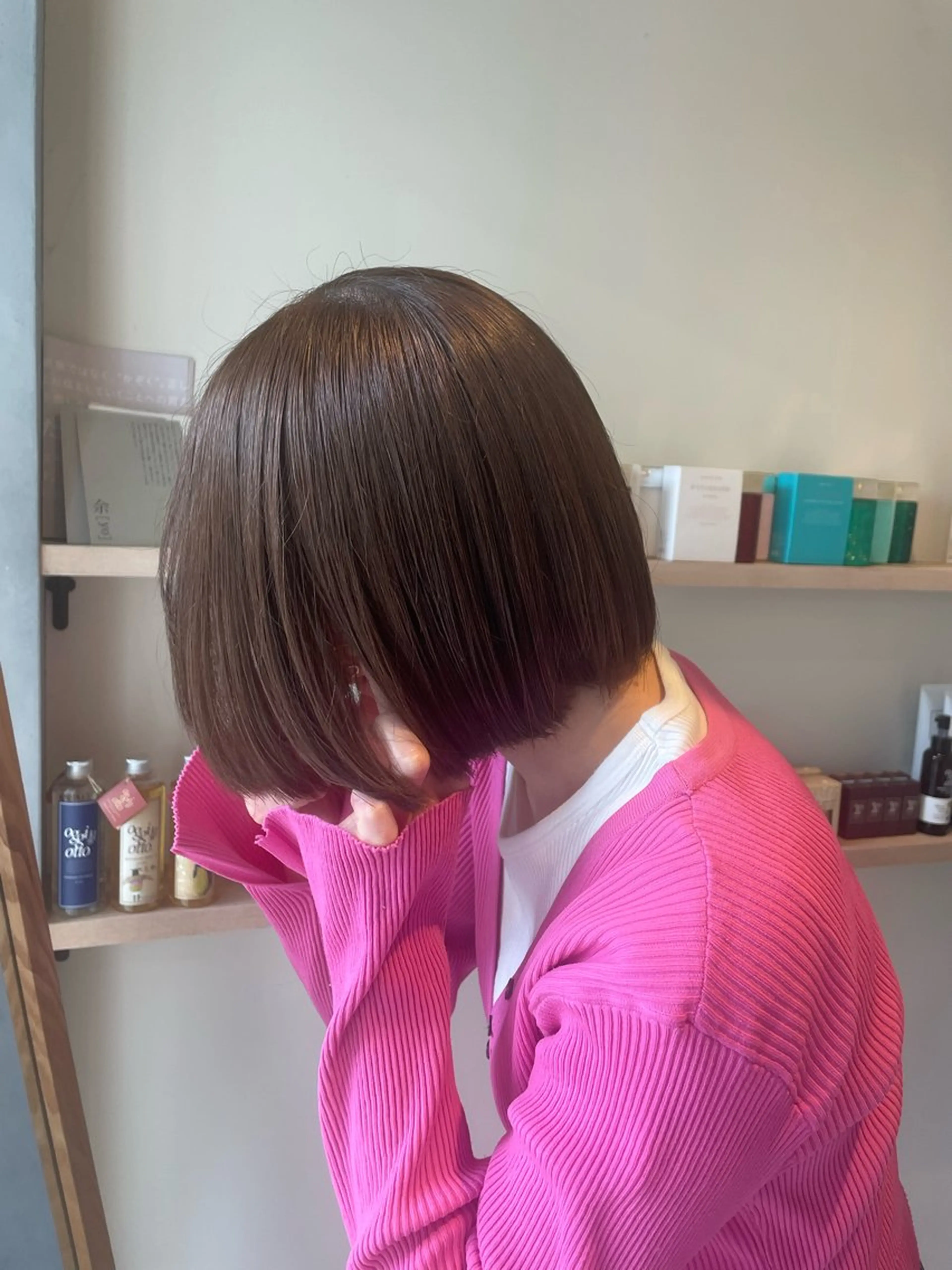 ショート ヘアカラー トリートメント アイナ ROCCOのヘアスタイル