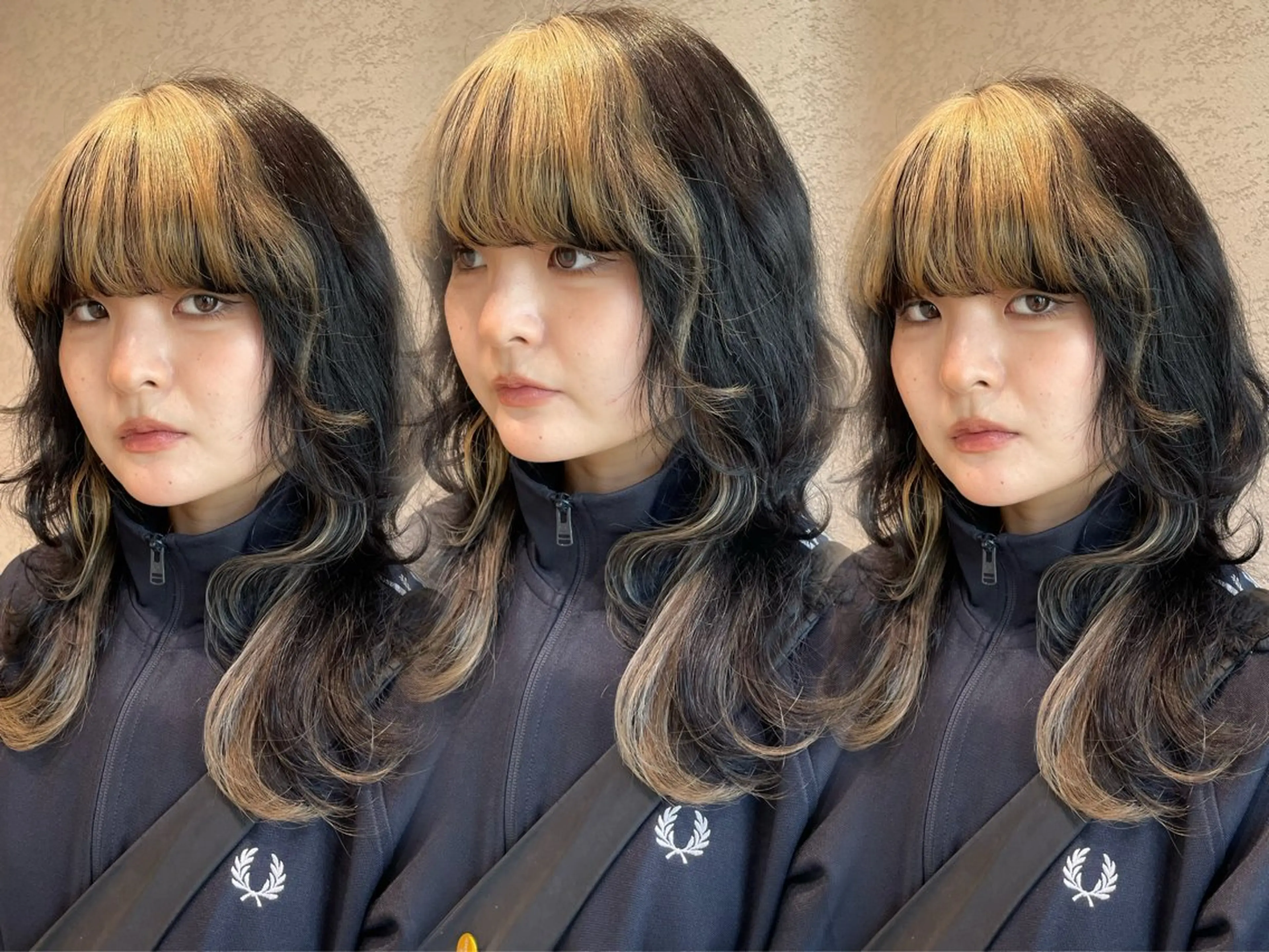 セミロング ヘアカラー ハイトーンカラー🌟 🎠KANON🎡のヘアスタイル