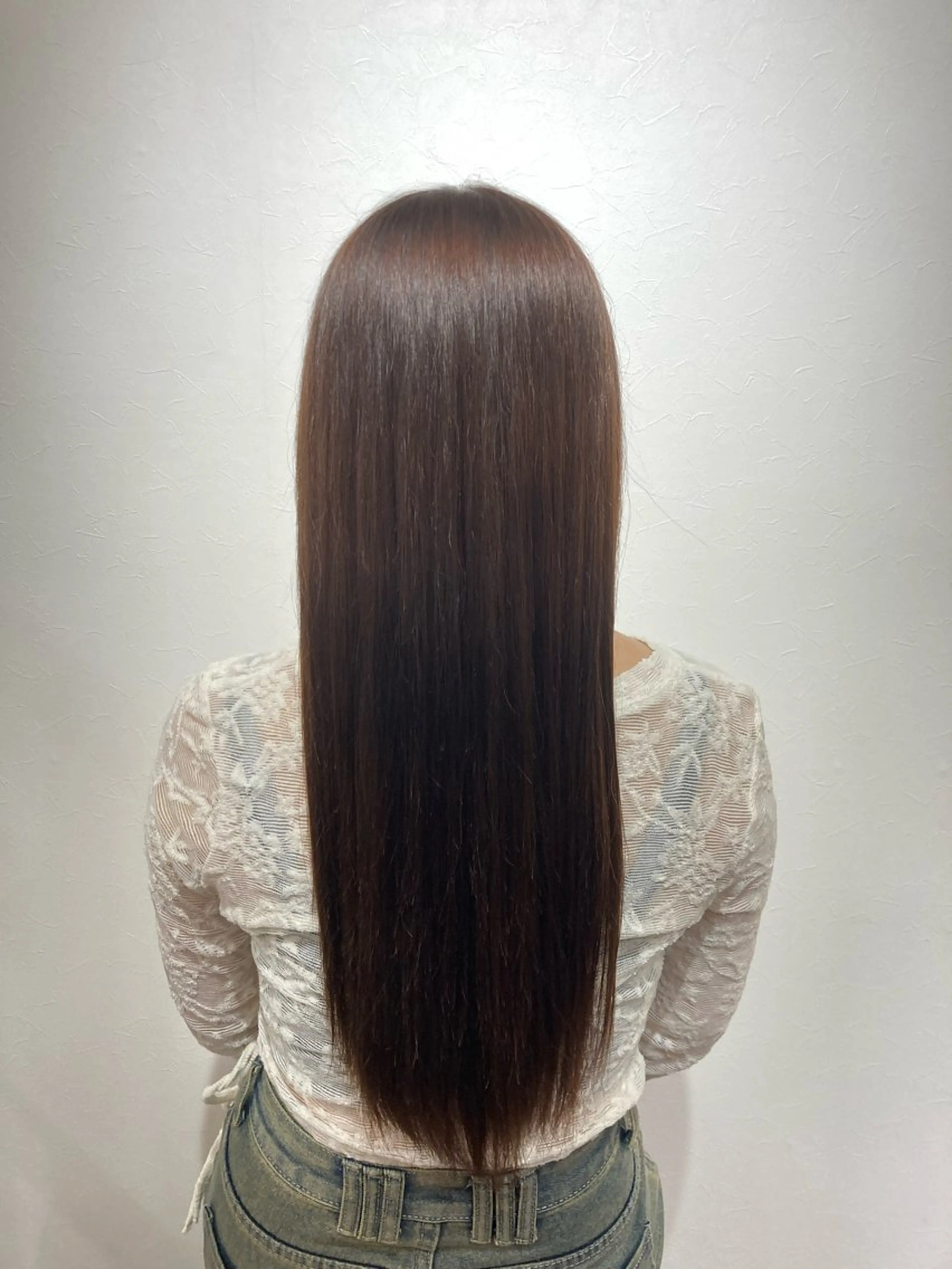 ロング ケアカラー ヘアカラー HUES（ヒューズ）所属・無料カットモデル✂️ 城下竜二のヘアスタイル