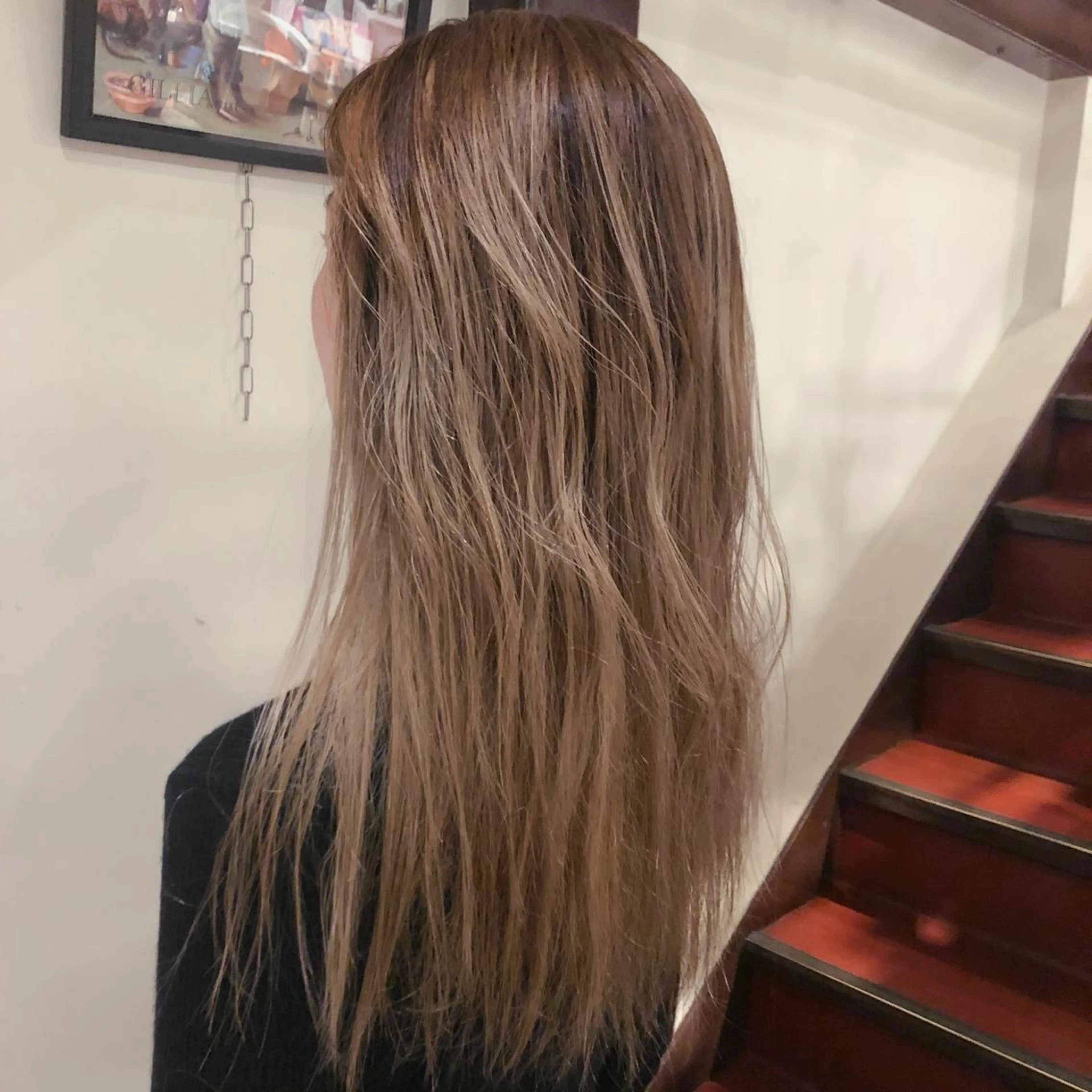 ロング 外国人風カラー ヘアカラー 吉川 愛美李のヘアスタイル