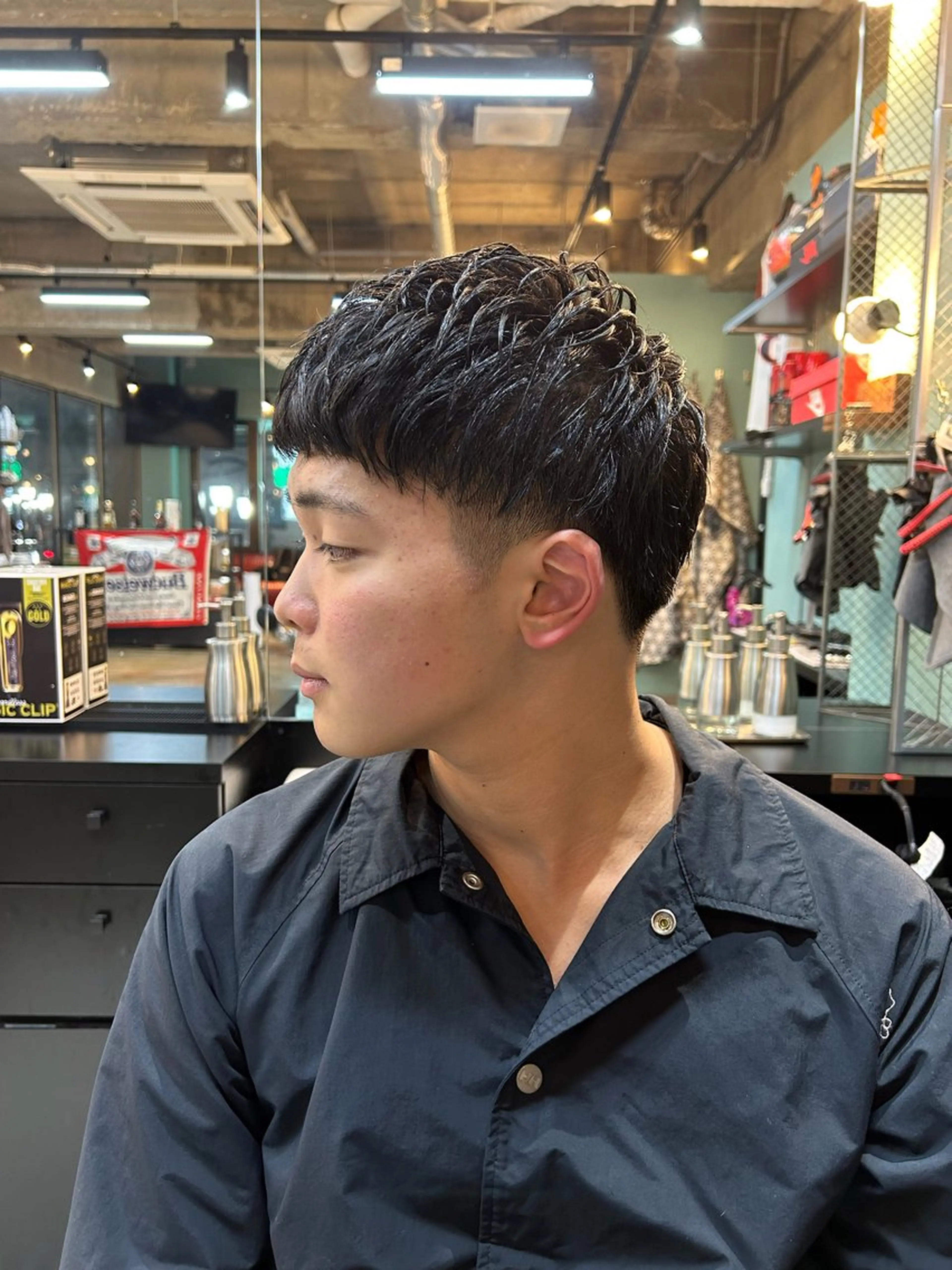 ショート くせ毛 TIGHT SWAG BARBERWORKS三軒茶屋所属・TIGHTSWAG ジュネのヘアスタイル