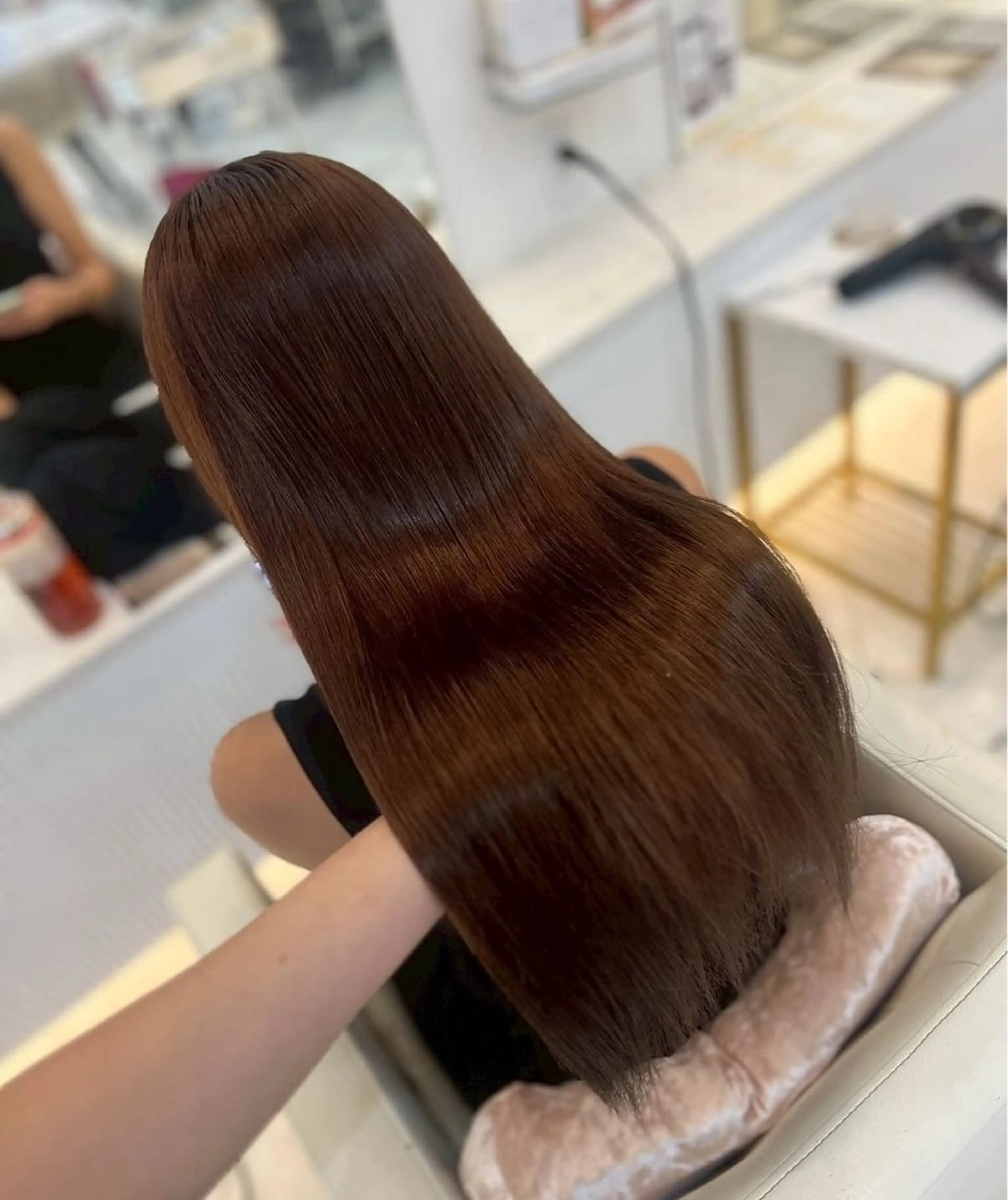 ロング 髪質改善 ヘアカラー arose久留米所属・山中 莉乃のヘアスタイル