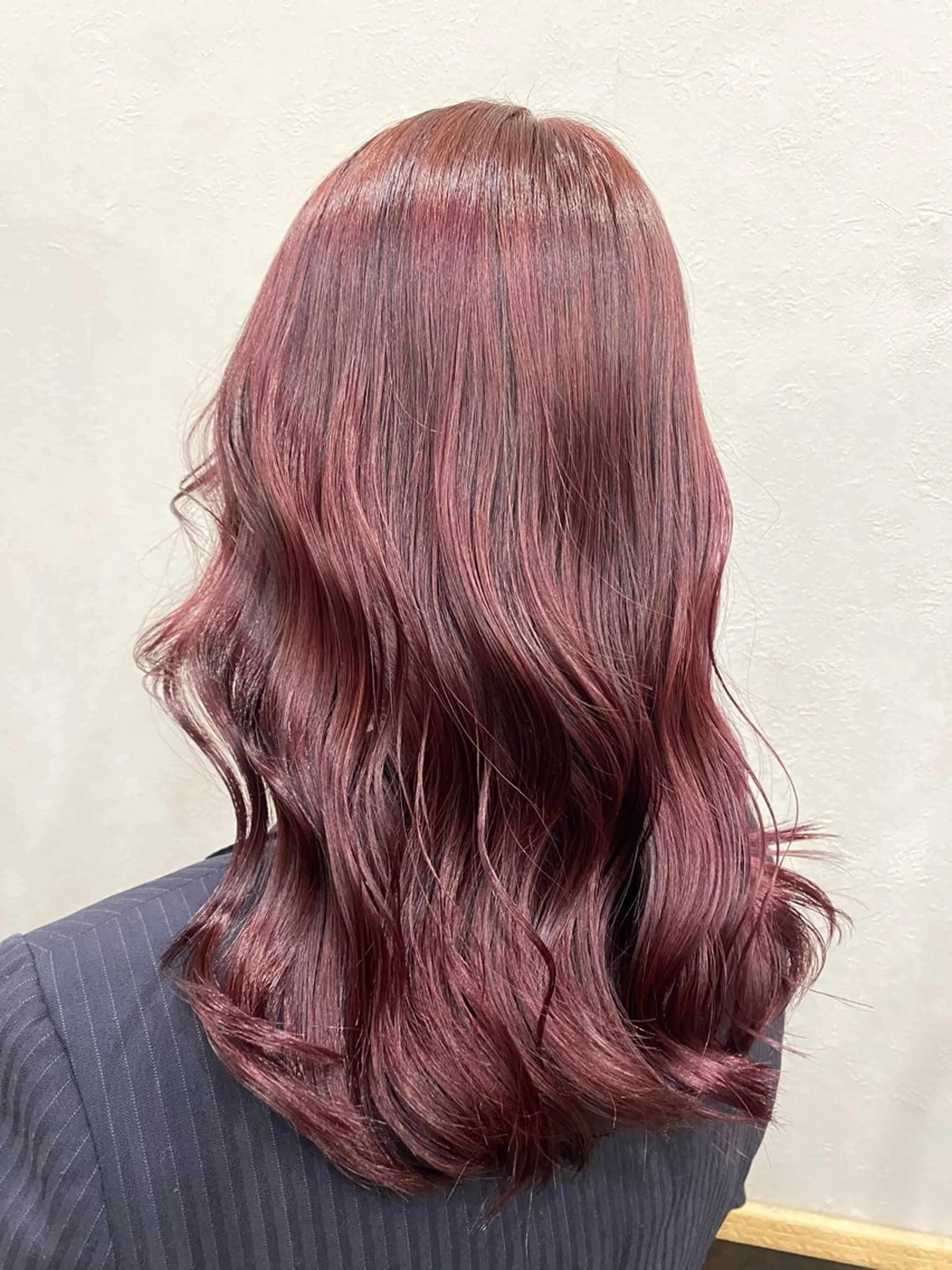 ロング カラー ブラウンカラー ピンクカラー ピンクブラウン ヘアカラー 🦄🩵YUNA 🩵🦄のヘアスタイル