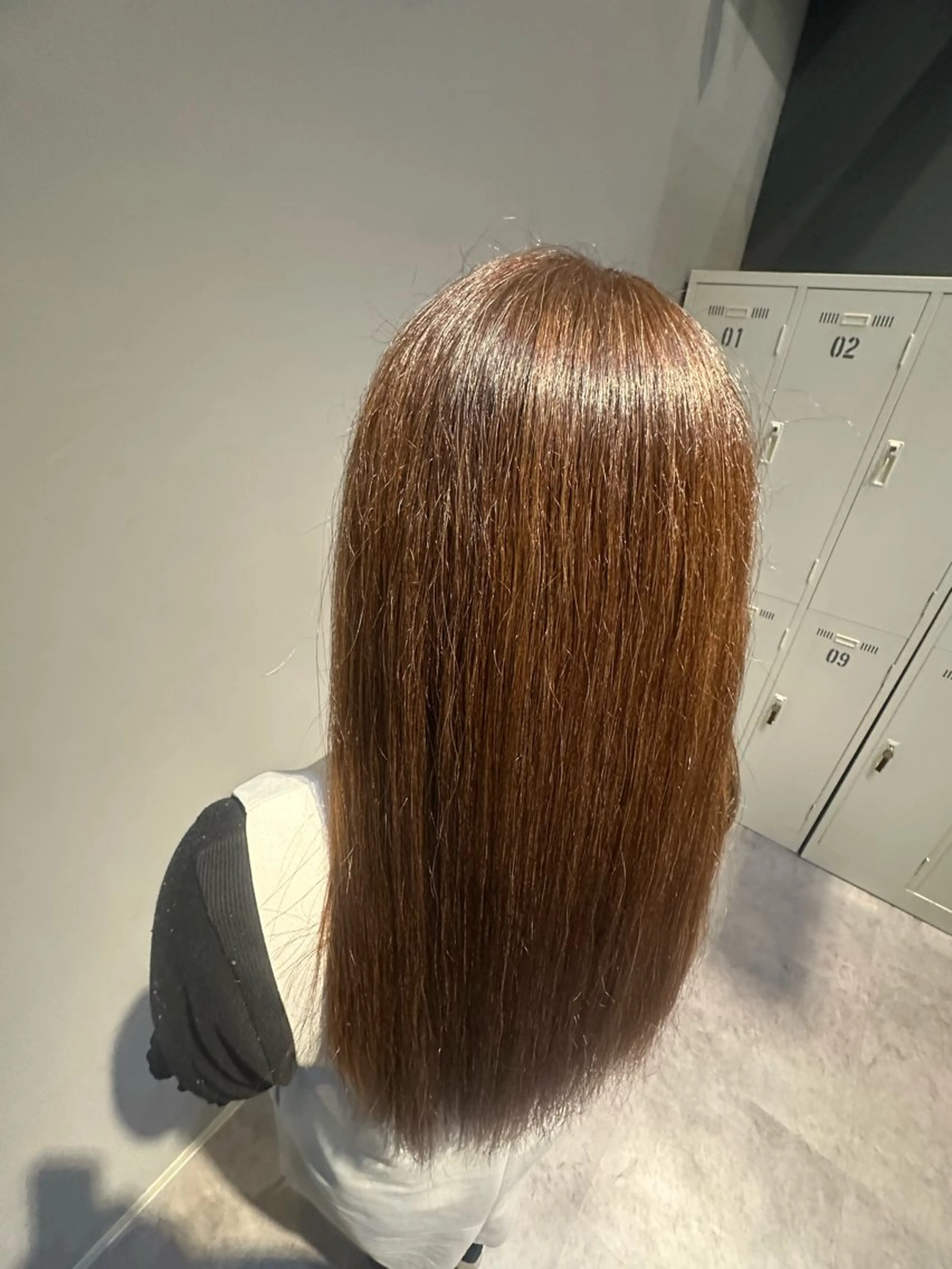 ロング ヘアカラー Agu まゆかのヘアスタイル