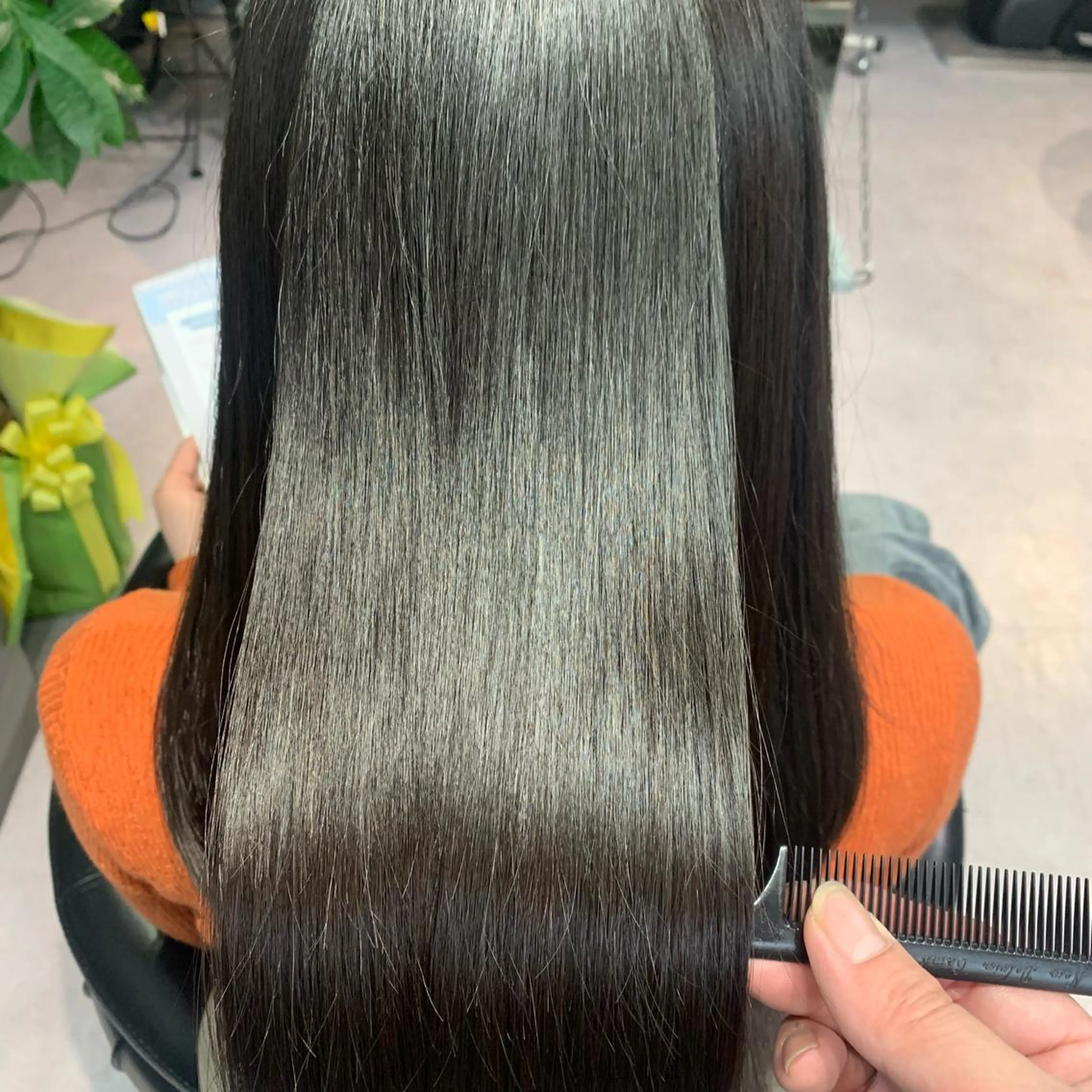 ロング トリートメント ディレクター鮫島 俊介のヘアスタイル