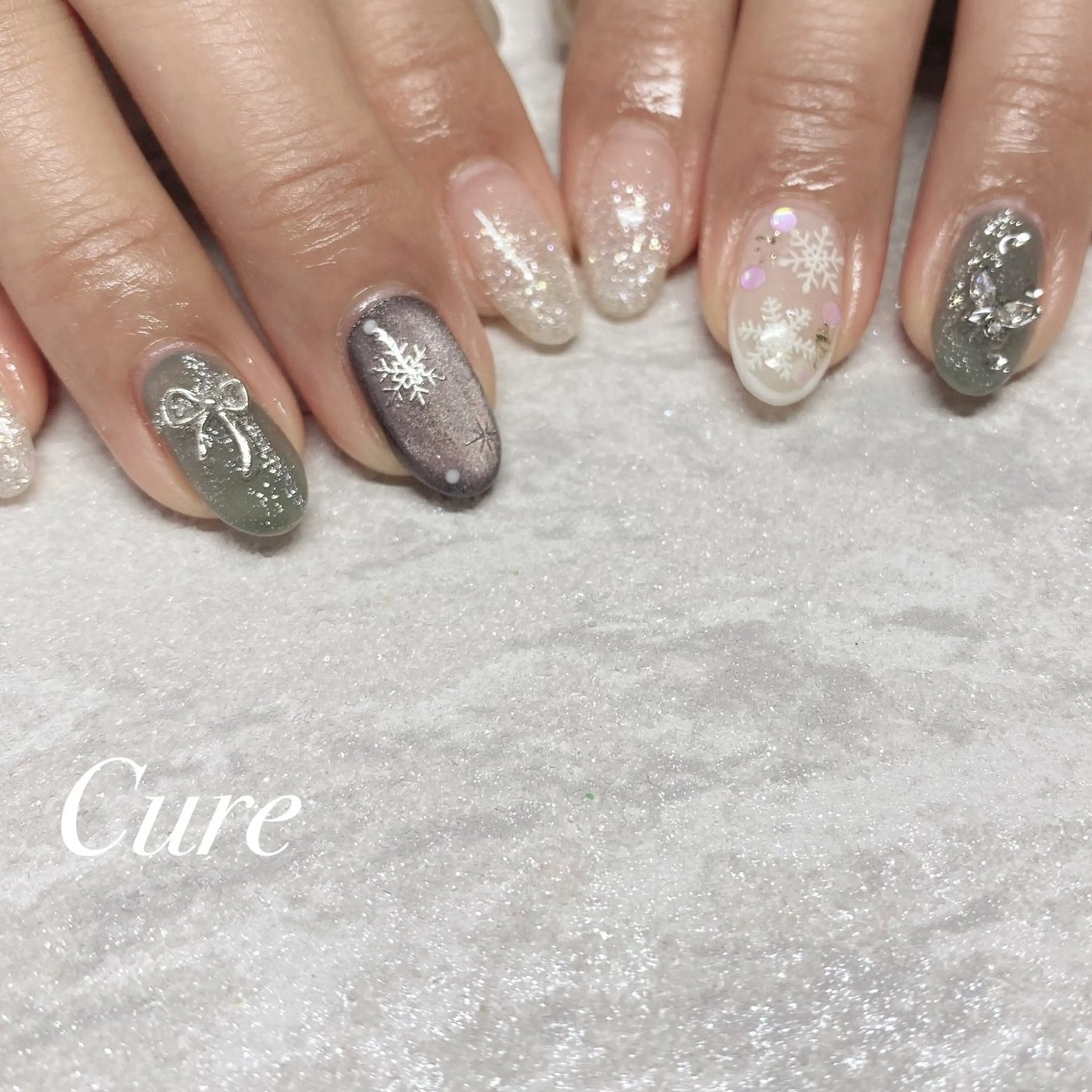 ネイル ハンドネイル Nail&まつげエクステSalon Cure所属・岡本 奈央子のネイルデザイン