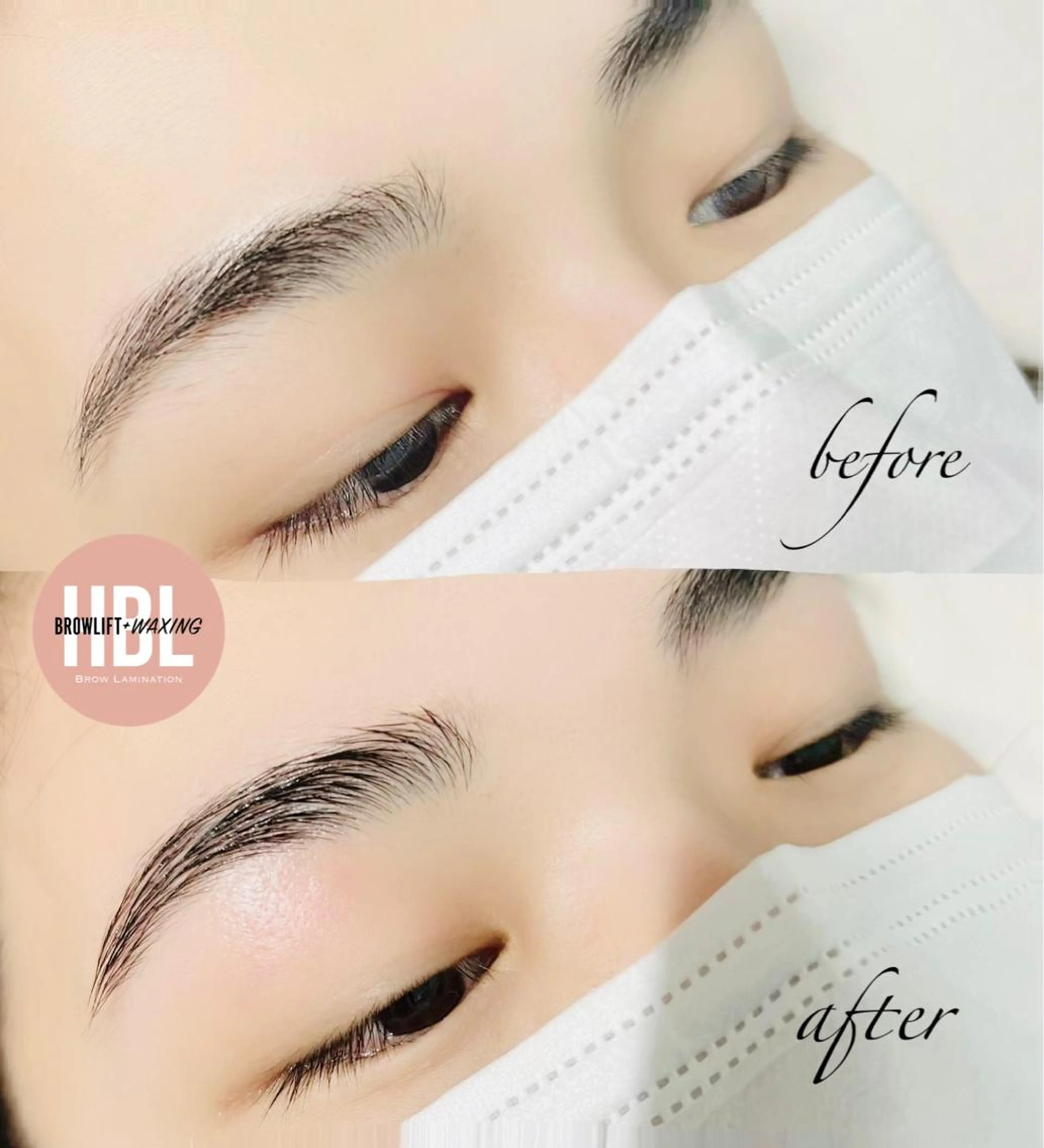 アイブロウ 眉カラー ハリウッドブロウリフト 眉毛ワックス脱毛 ワックス脱毛 その他(アイブロウ) eyelash presh yukaのマツエク・マツパデザイン