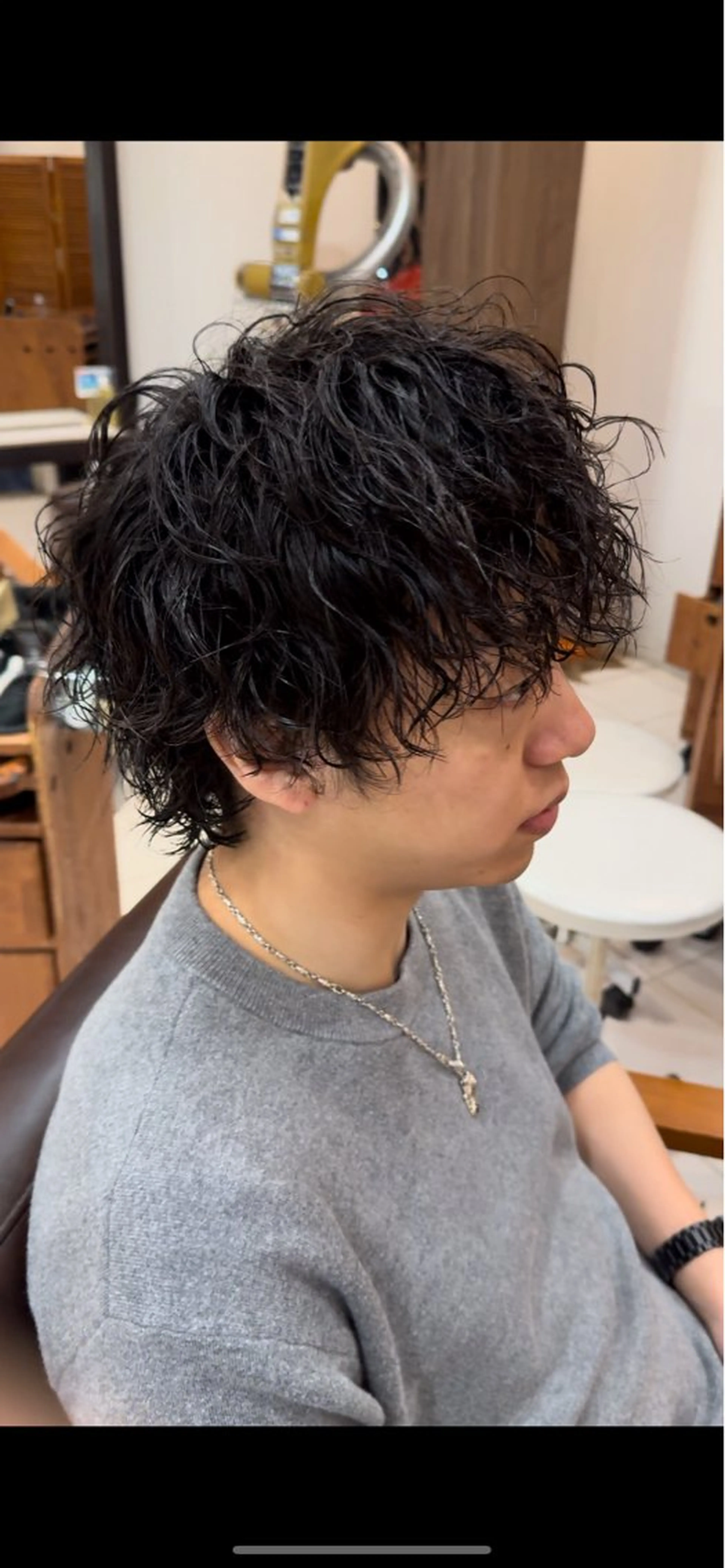 パーマ メンズ カット パーマ vivid所属・麻生誠 メンズ特化❤️‍🔥のヘアスタイル