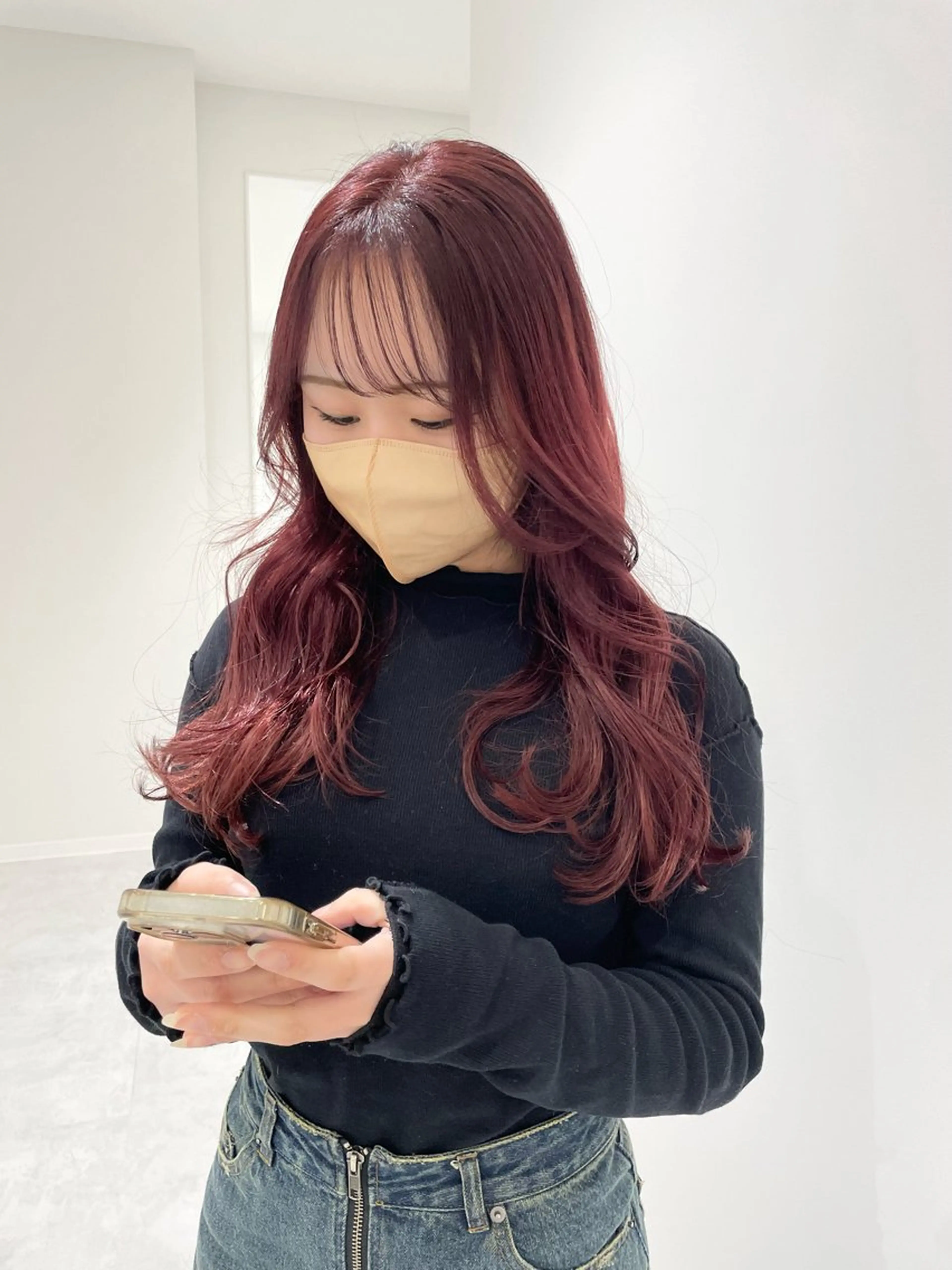 ロング カラー ヘアアレンジ ブリーチ iena池袋所属・iena池袋 /ゆーこの眉毛・アイブロウイメージ