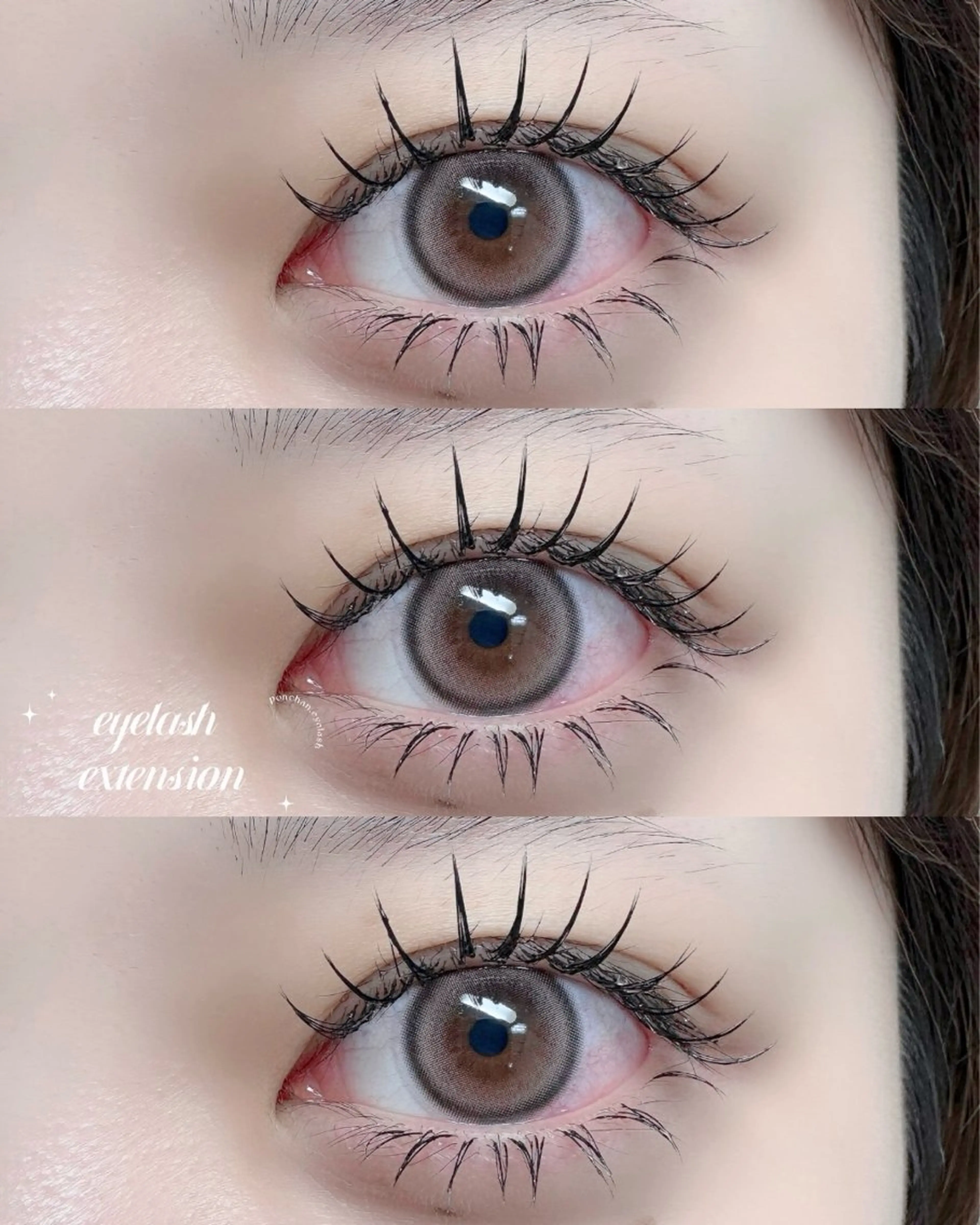 マツエク・マツパ 笠間 梨沙のマツエク・マツパデザイン