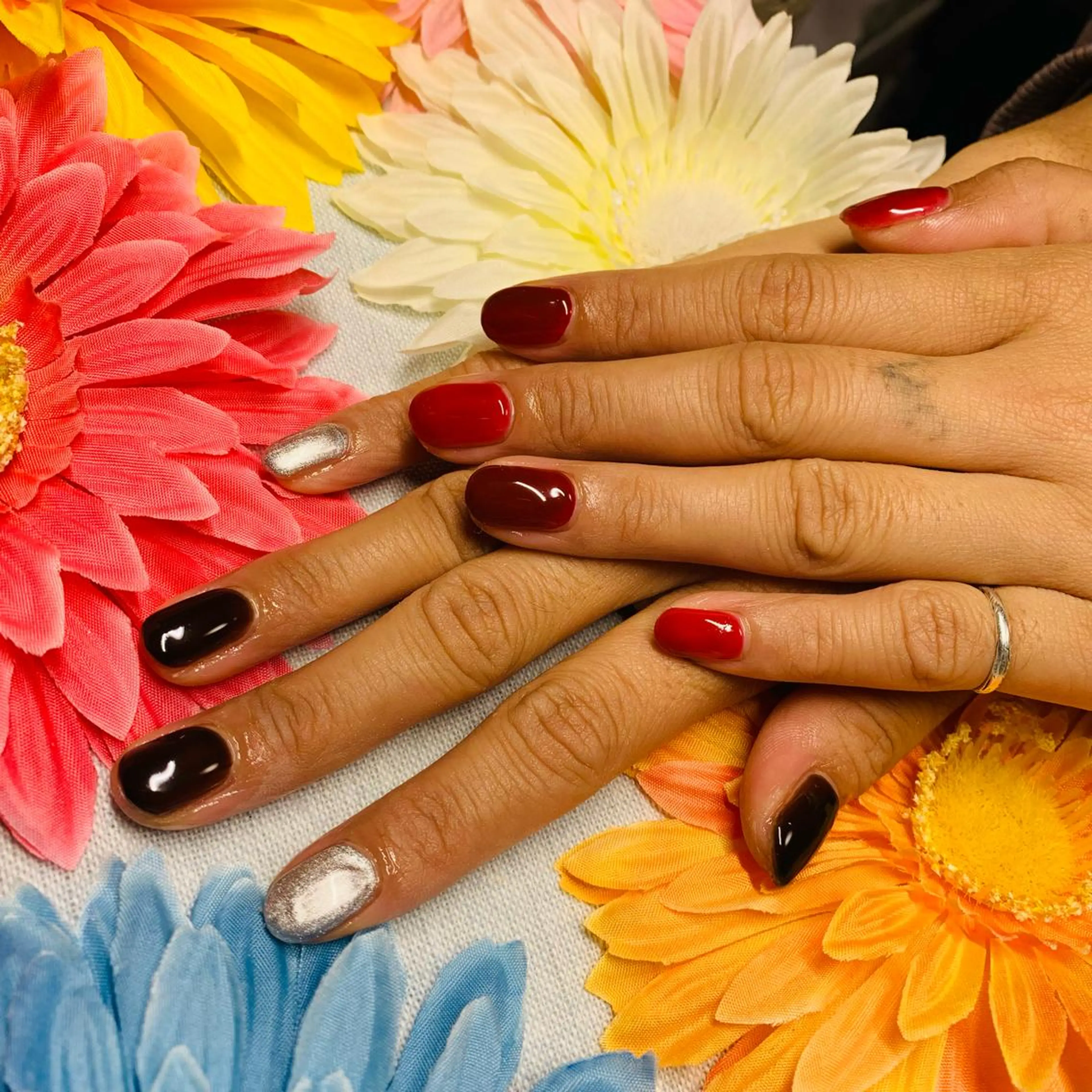 ネイル ワンカラーネイル Nailsalon Spina 琴美のネイルデザイン