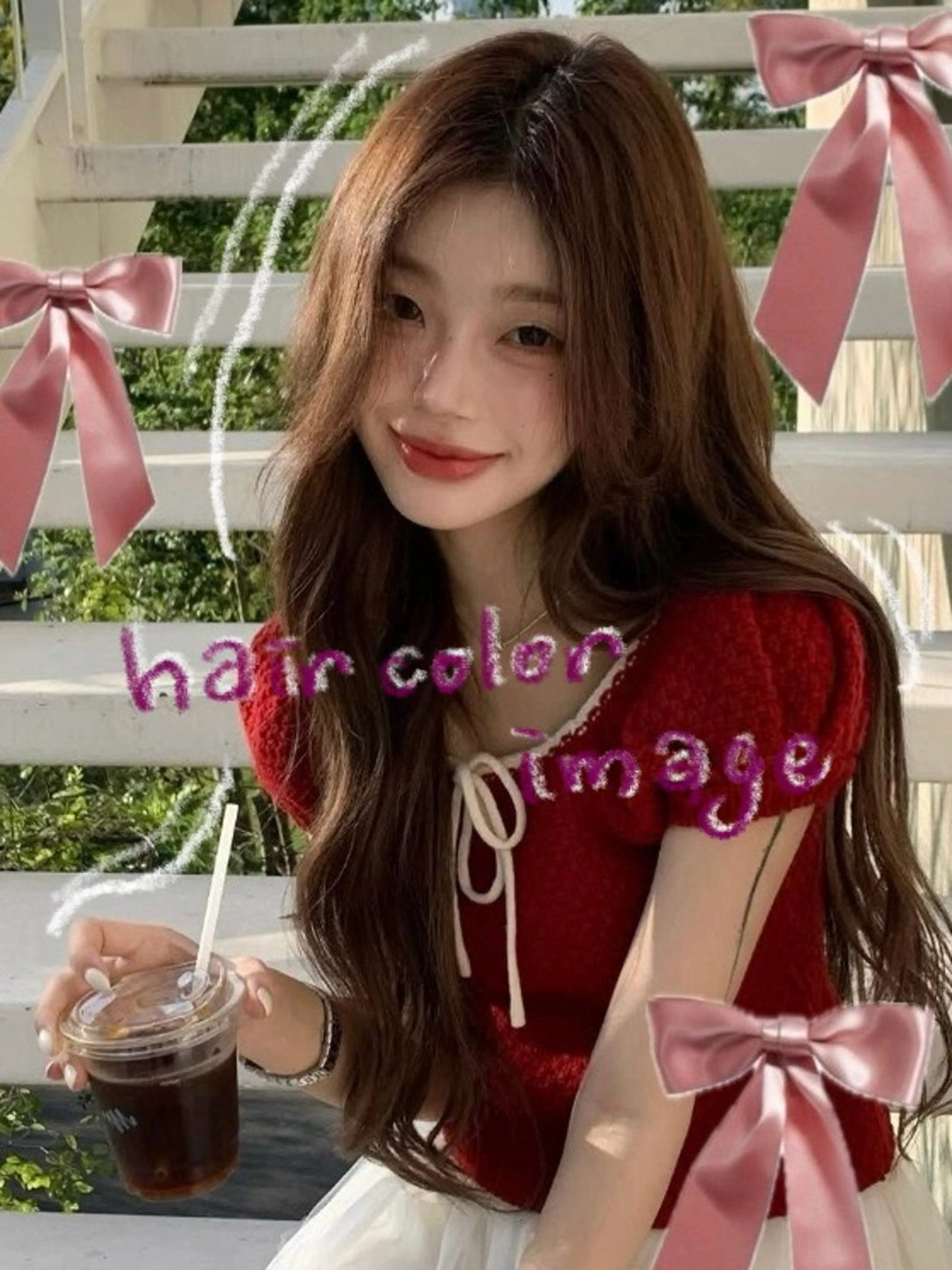 カラー 韓国透明感color 🤍sawako🏹のヘアスタイル