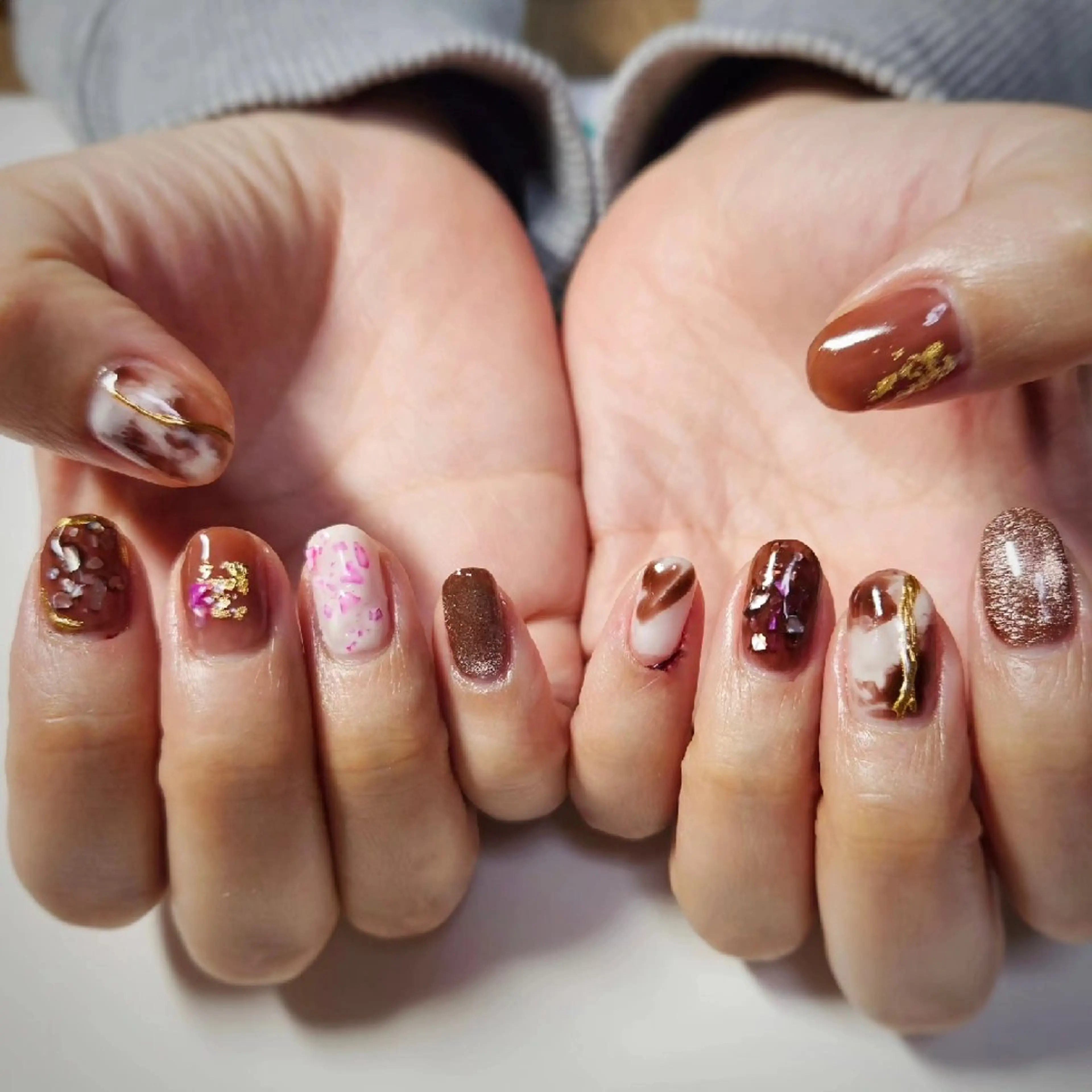 ネイル 持ち込み ハンドネイル Y. Saoriのネイルデザイン