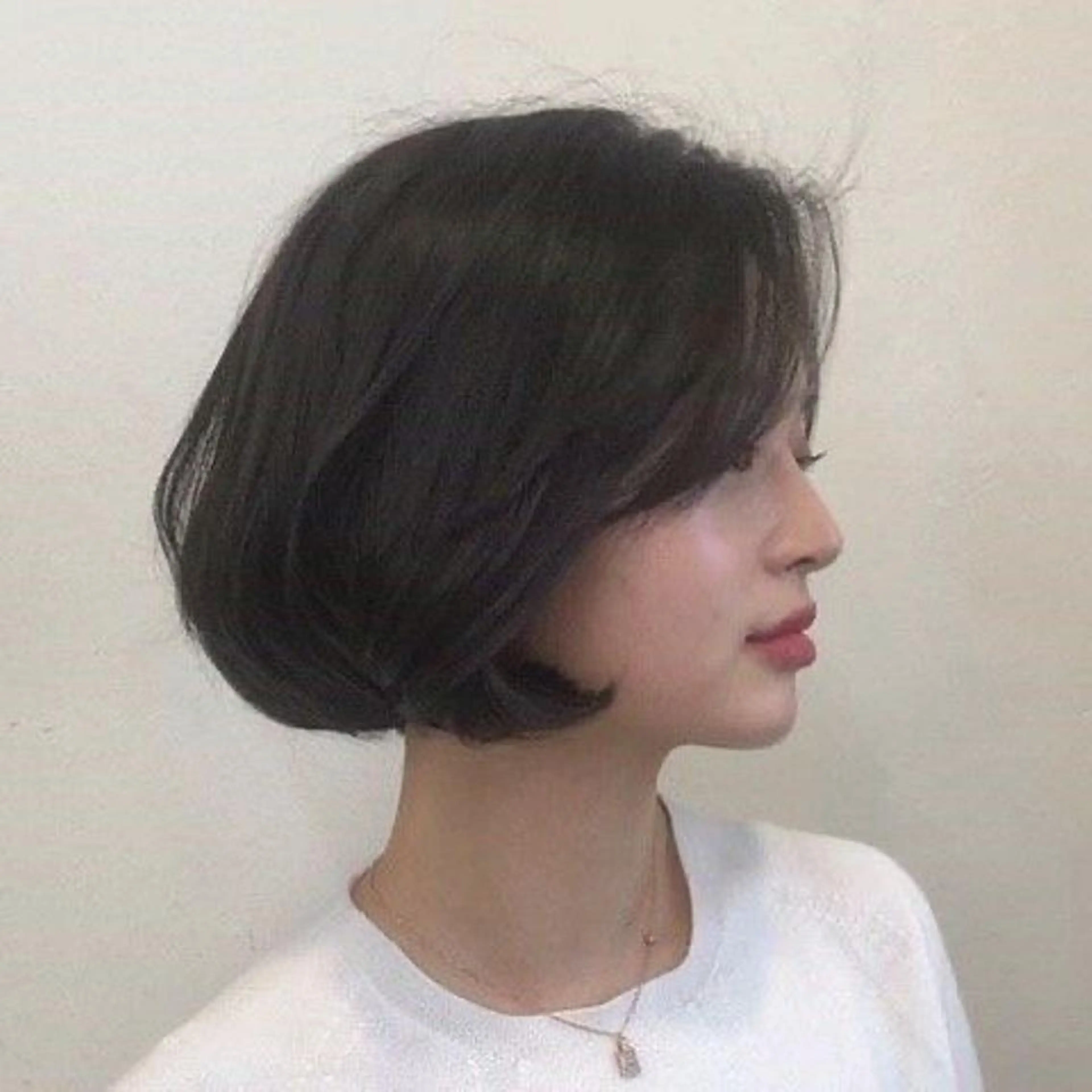 ショート 前下がりボブ ボブ 🍑まき/カット /髪質改善カラー🍑のヘアスタイル