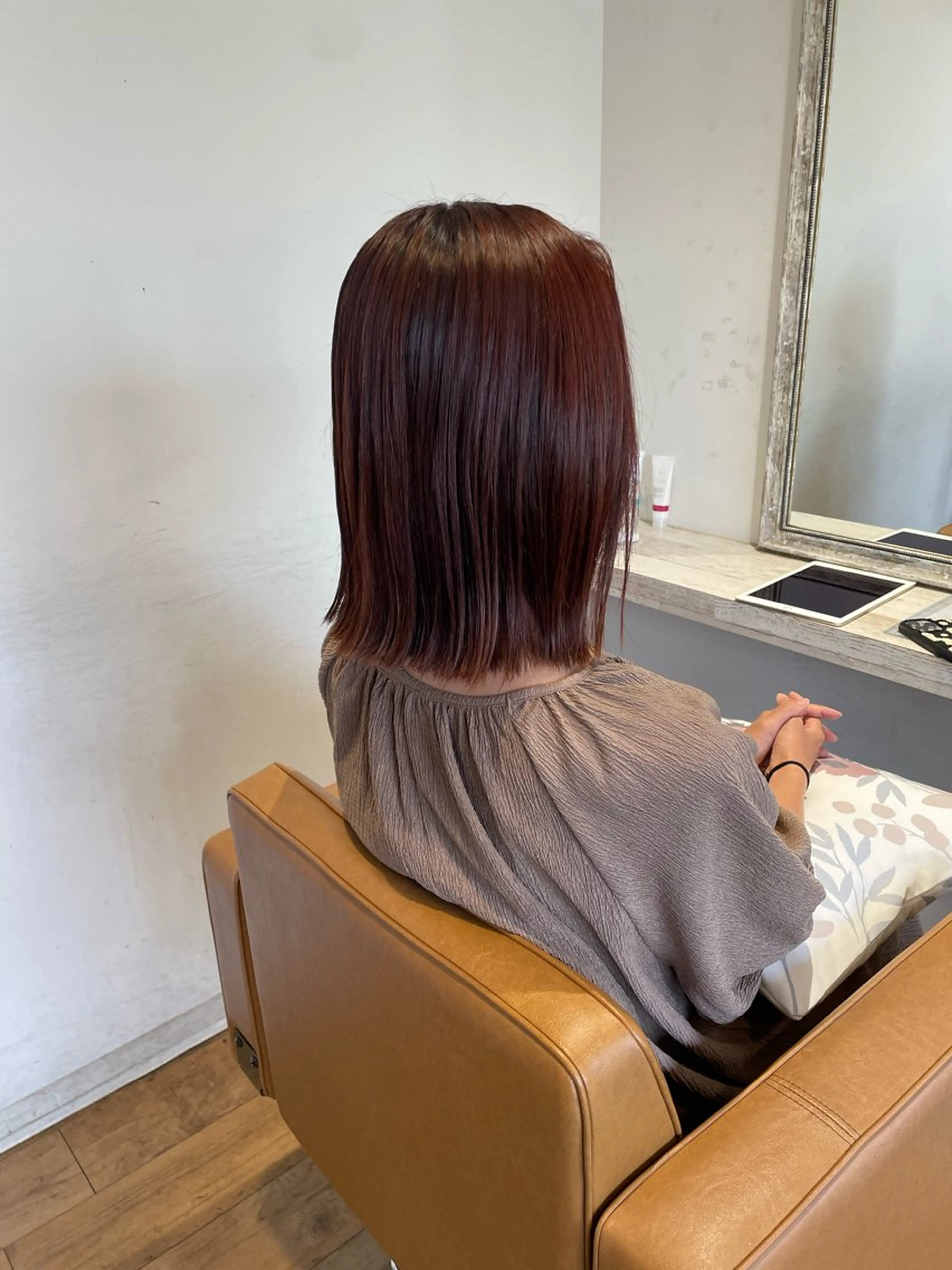 ショート カラー ⠀ さおりのヘアスタイル