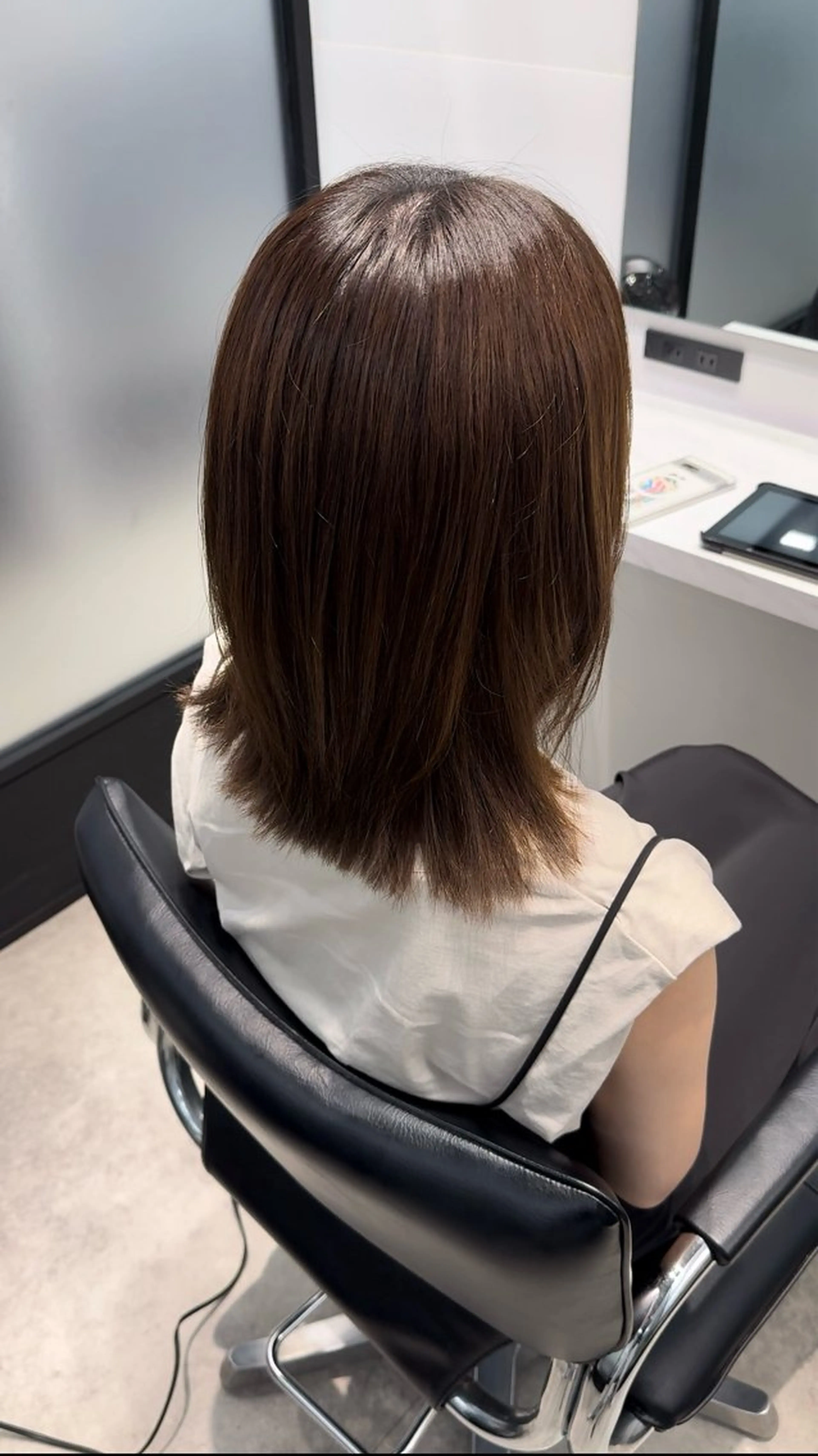 ミディアム カット ヘアカラー トリートメント 🍀美髪作り🍀 勝又亮平のヘアスタイル