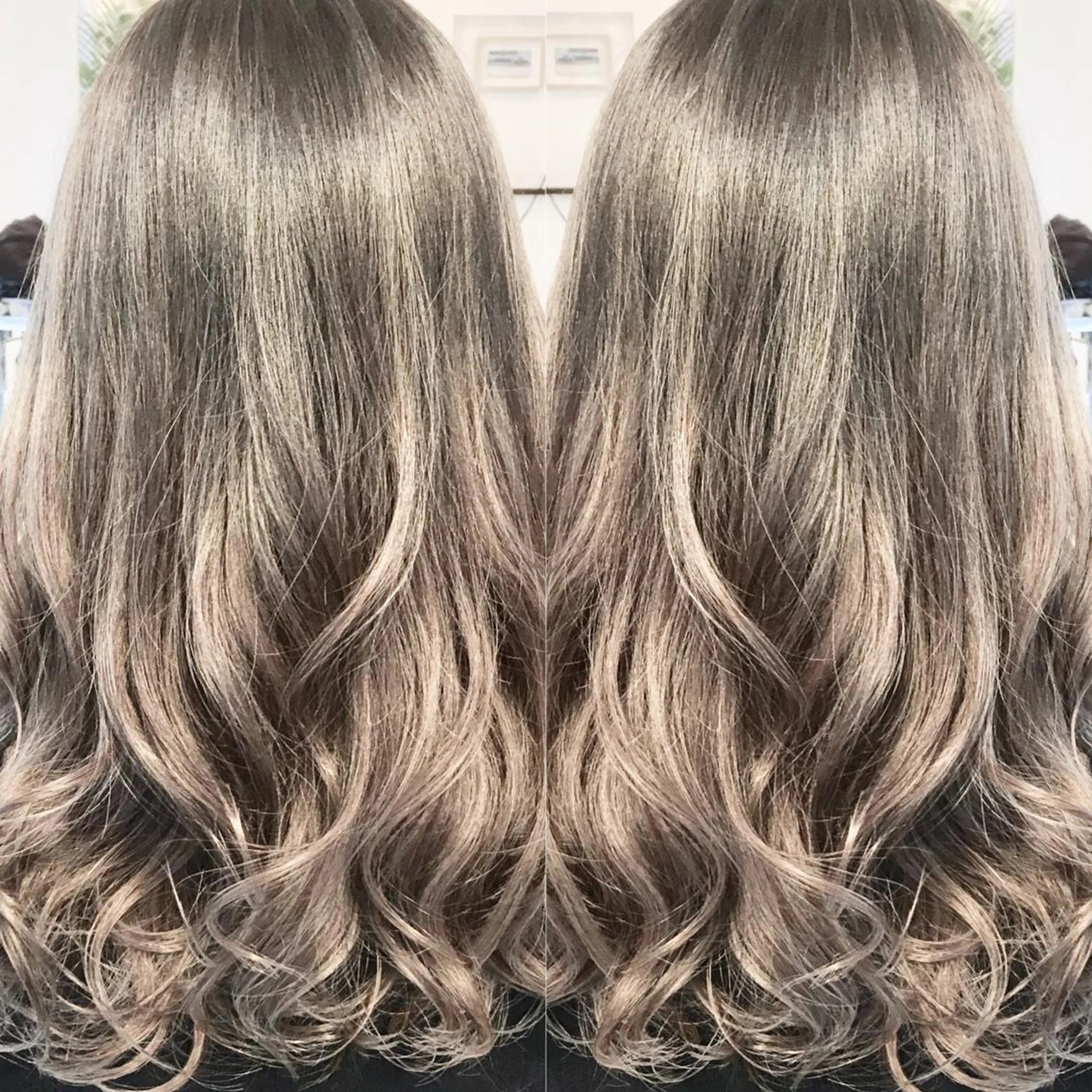 セミロング カラー カット ヘアカラー トリートメント MARDI GRAS 蘭丸のヘアスタイル