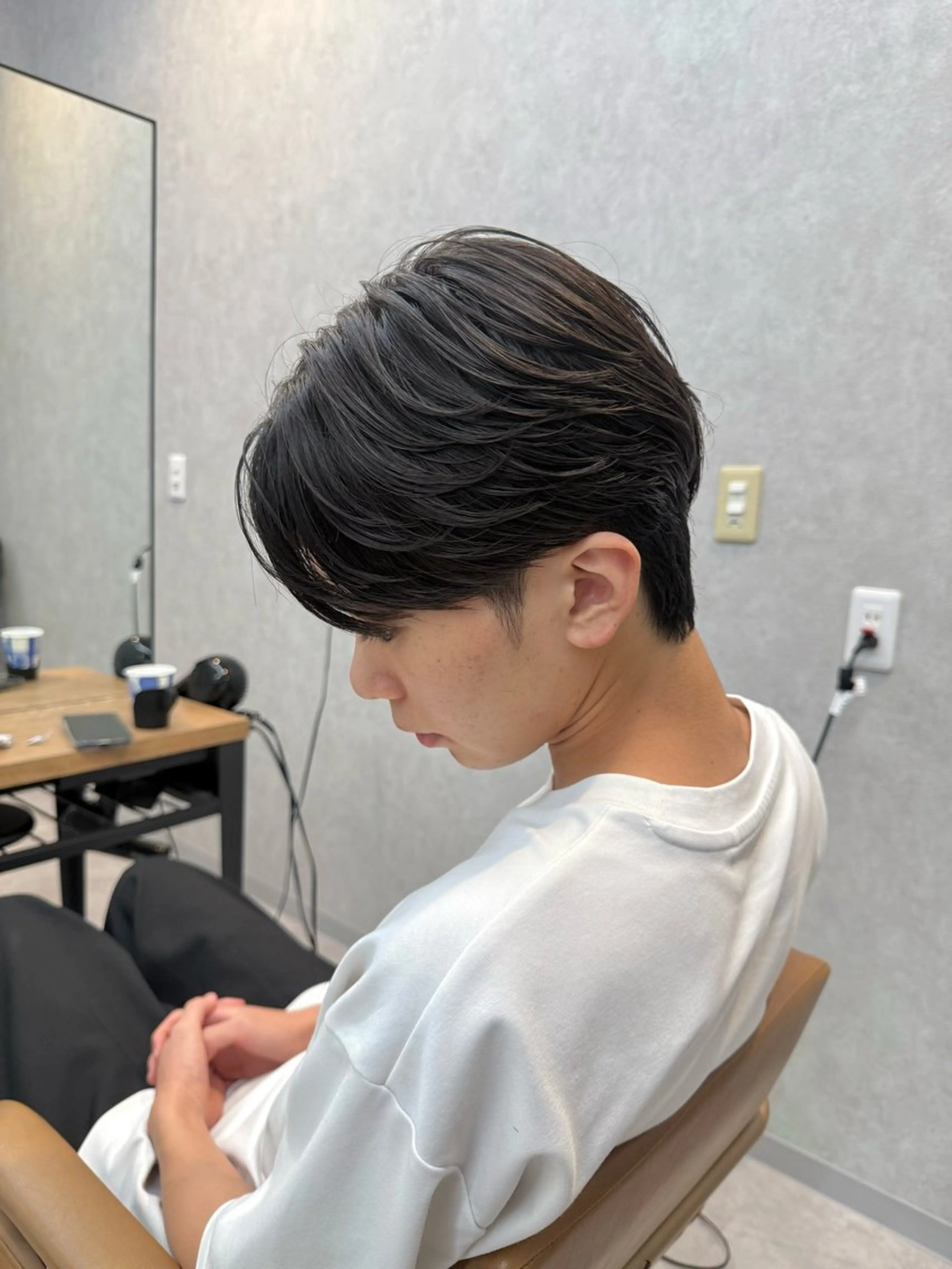 1日5名様限定🔥 メンズカット+曲がる縮毛矯正の写真