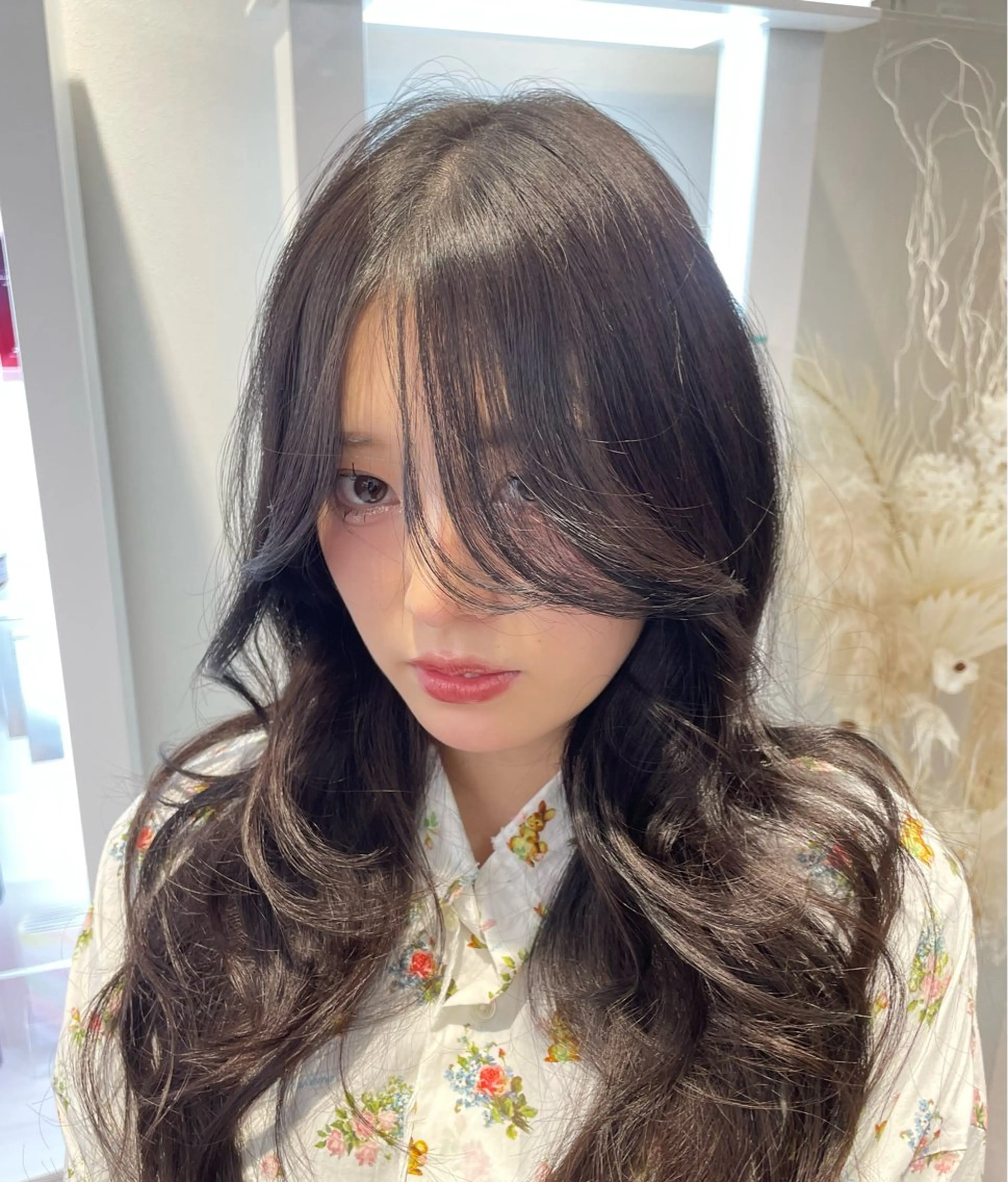 ロング カット トリートメント 堀江/透明感 ベージュ/白川幸太のヘアスタイル