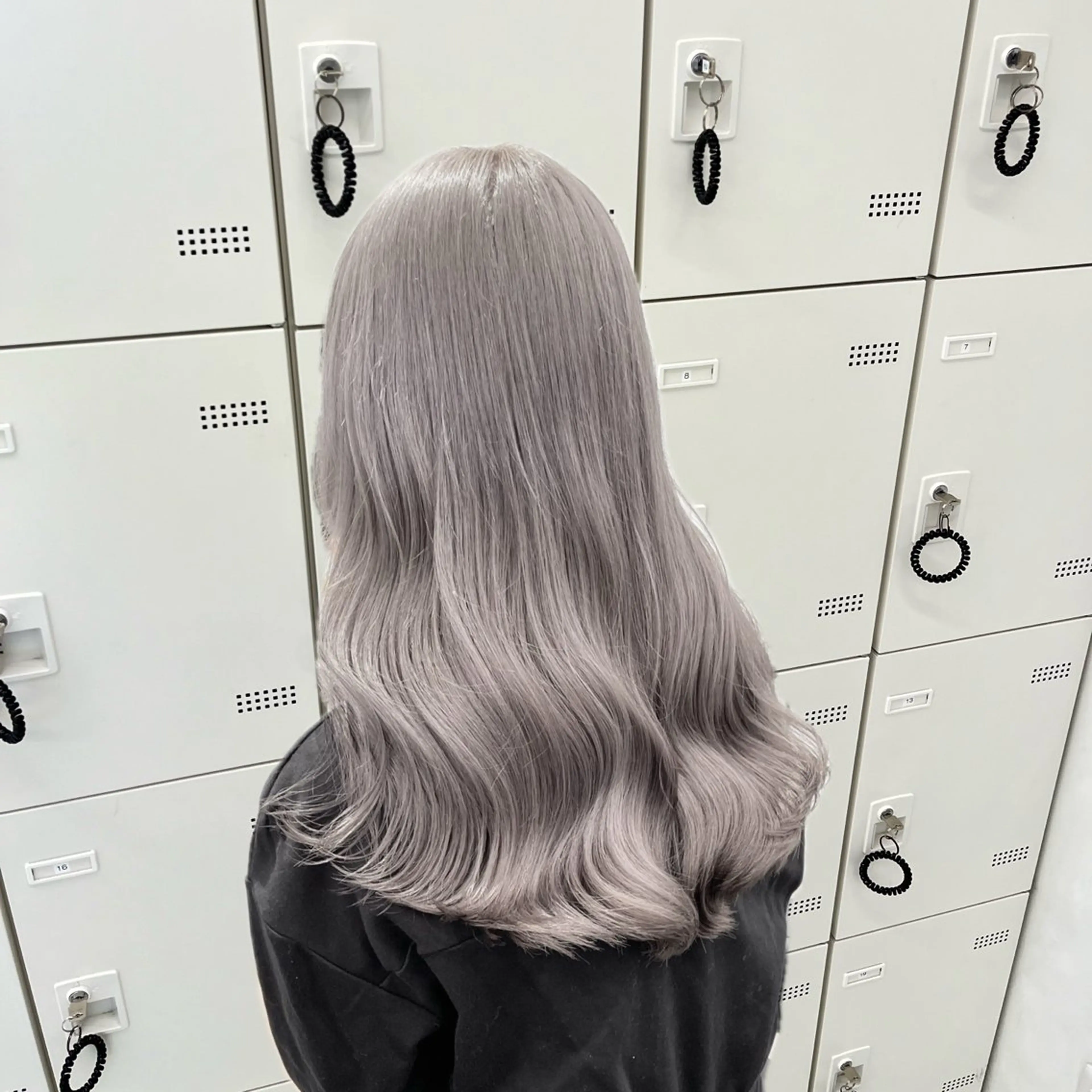 セミロング カラー パーマ ヘアアレンジ メンズ ヘアカラー ♡ 𝐑𝐈𝐎♡のヘアスタイル