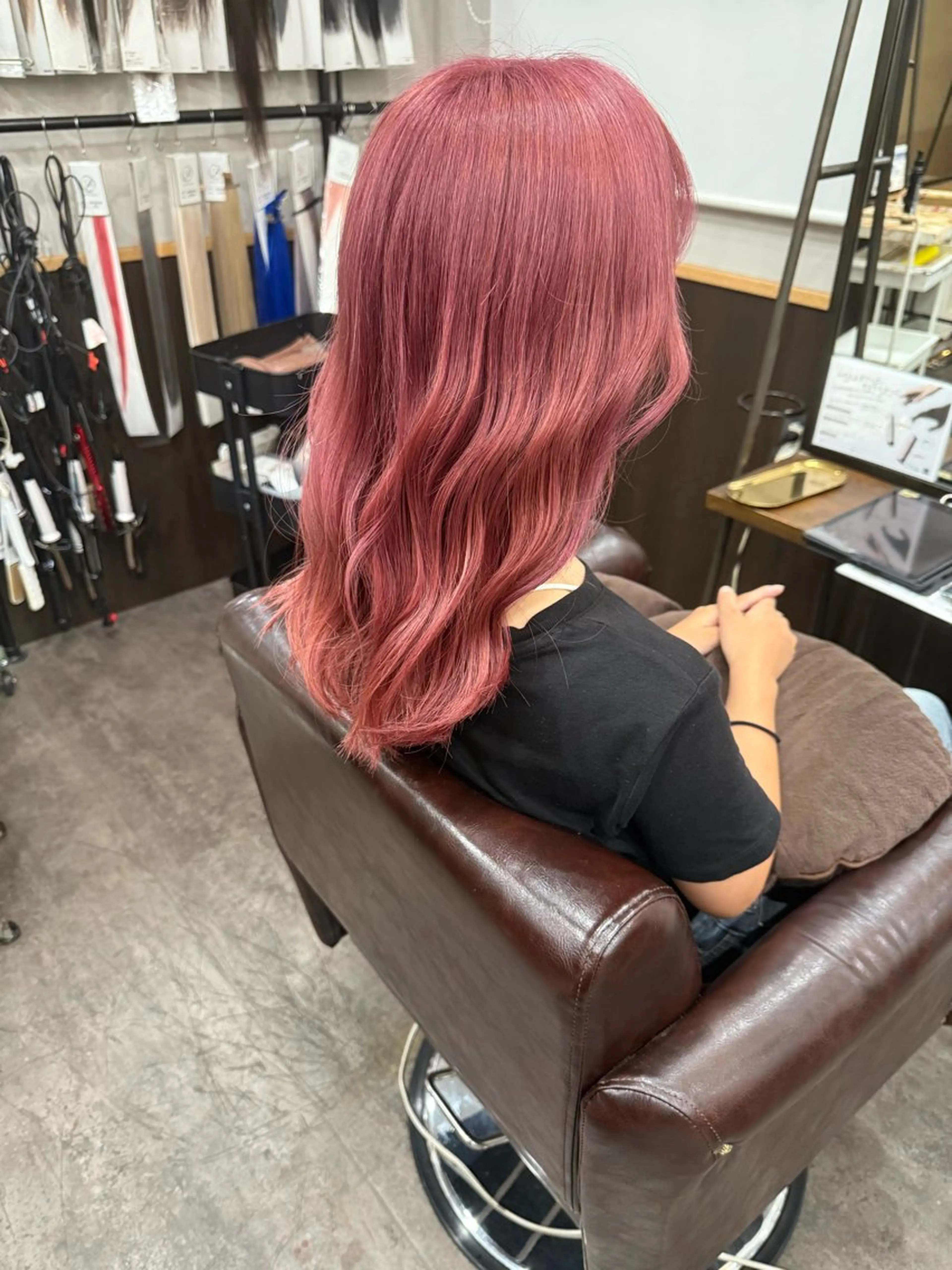 セミロング ヘアカラー トリートメント ちゅる髪✨派手髪💖 ren💕のヘアスタイル