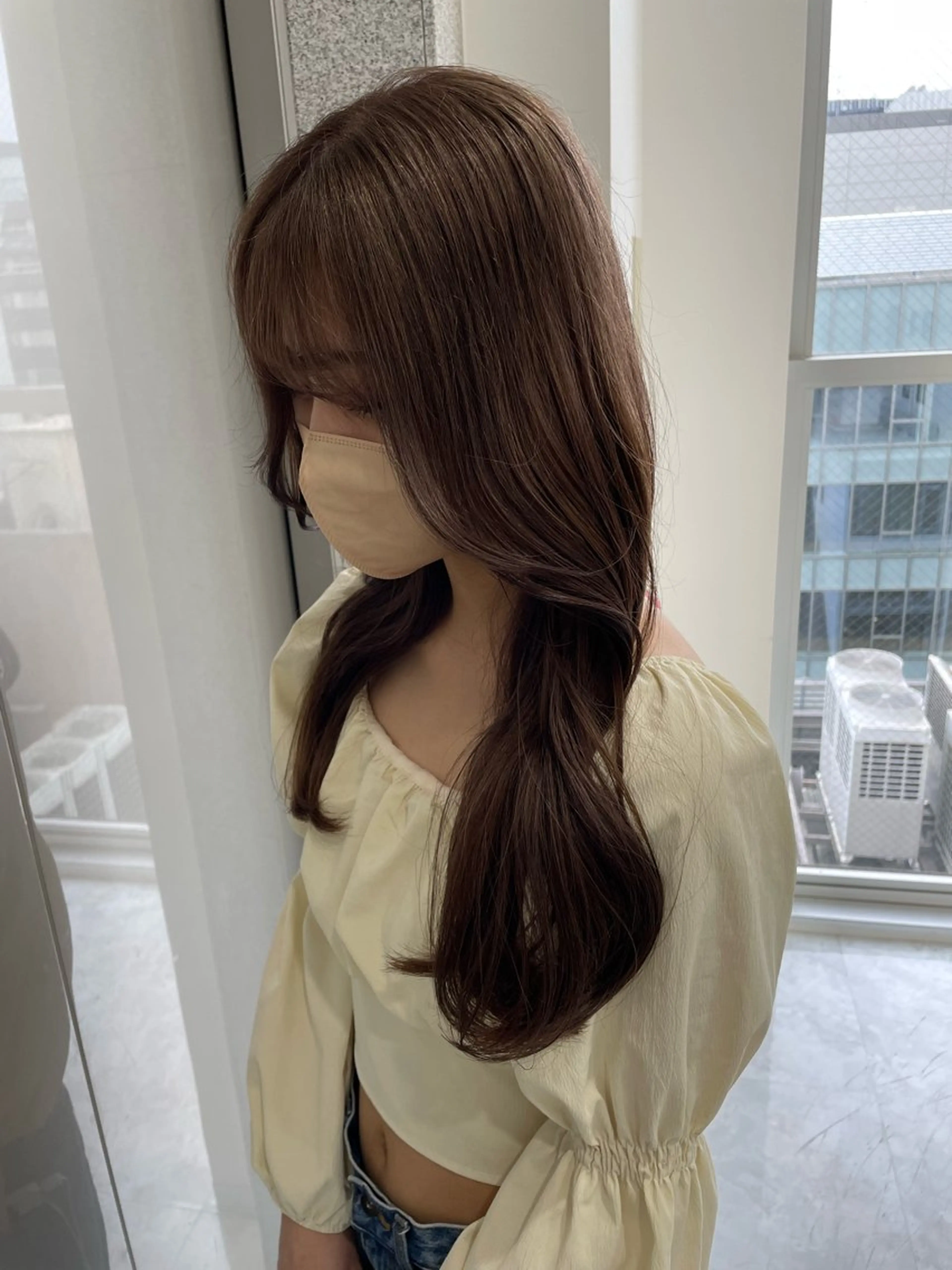 セミロング カラー 🌿透明感赤み消し Keishin🌿のヘアスタイル