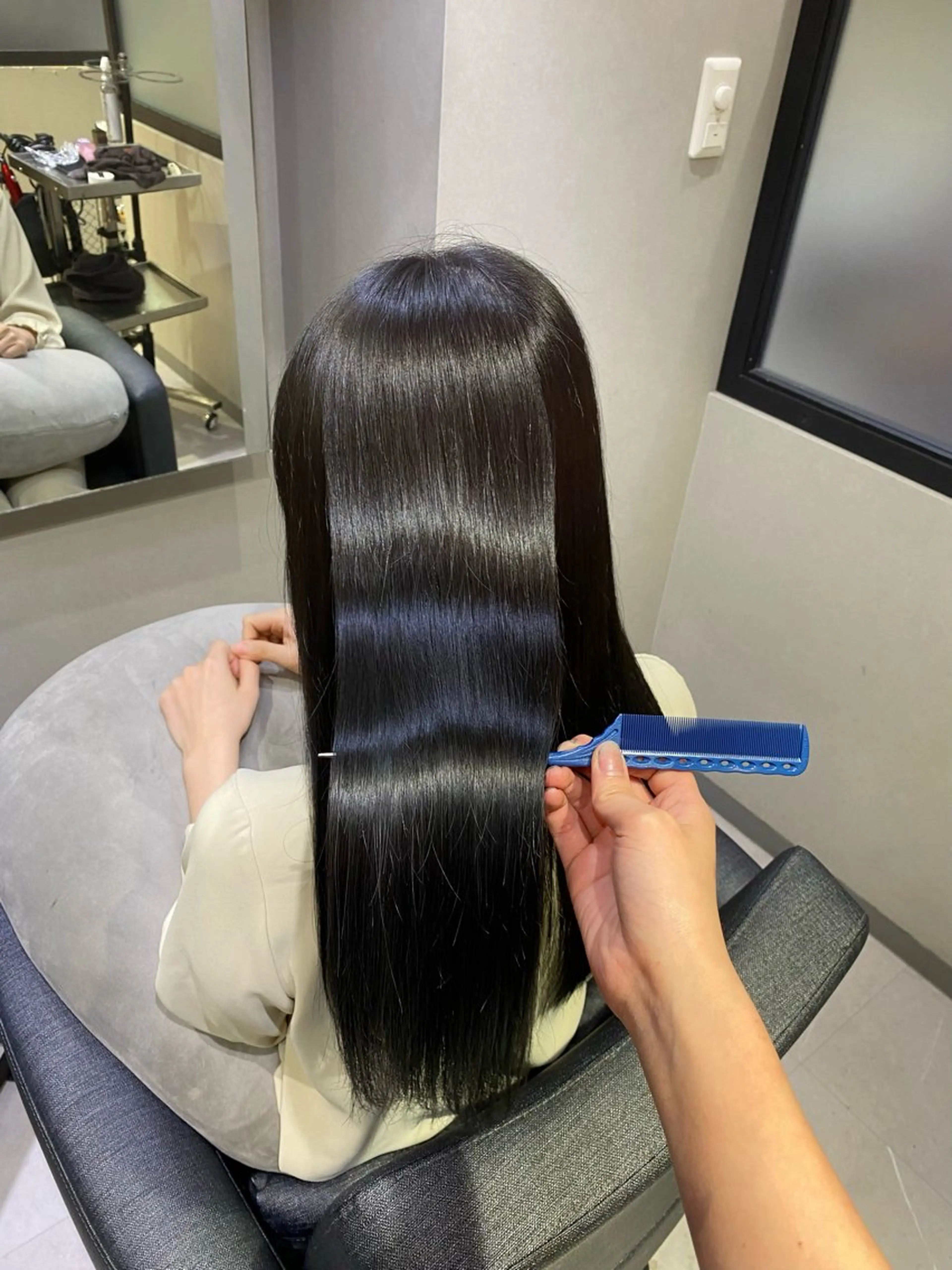 ロング ヘアカラー トリートメント 🫧髪質改善 🌼きさき🌼のヘアスタイル