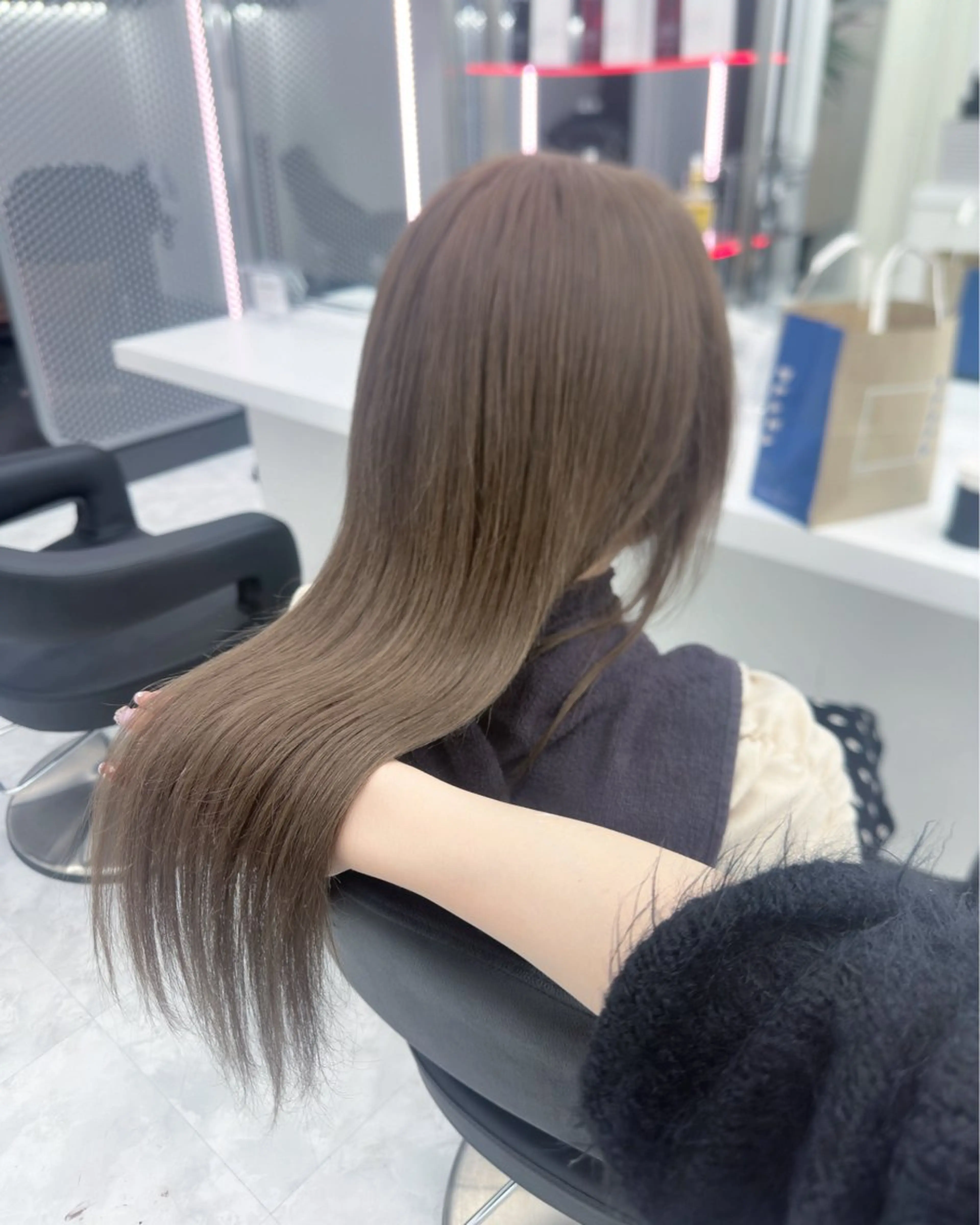 ロング カラー パーマ ヘアアレンジ メンズ キッズ ♥️韓国ヘア レイヤー♥️ゆりのヘアスタイル