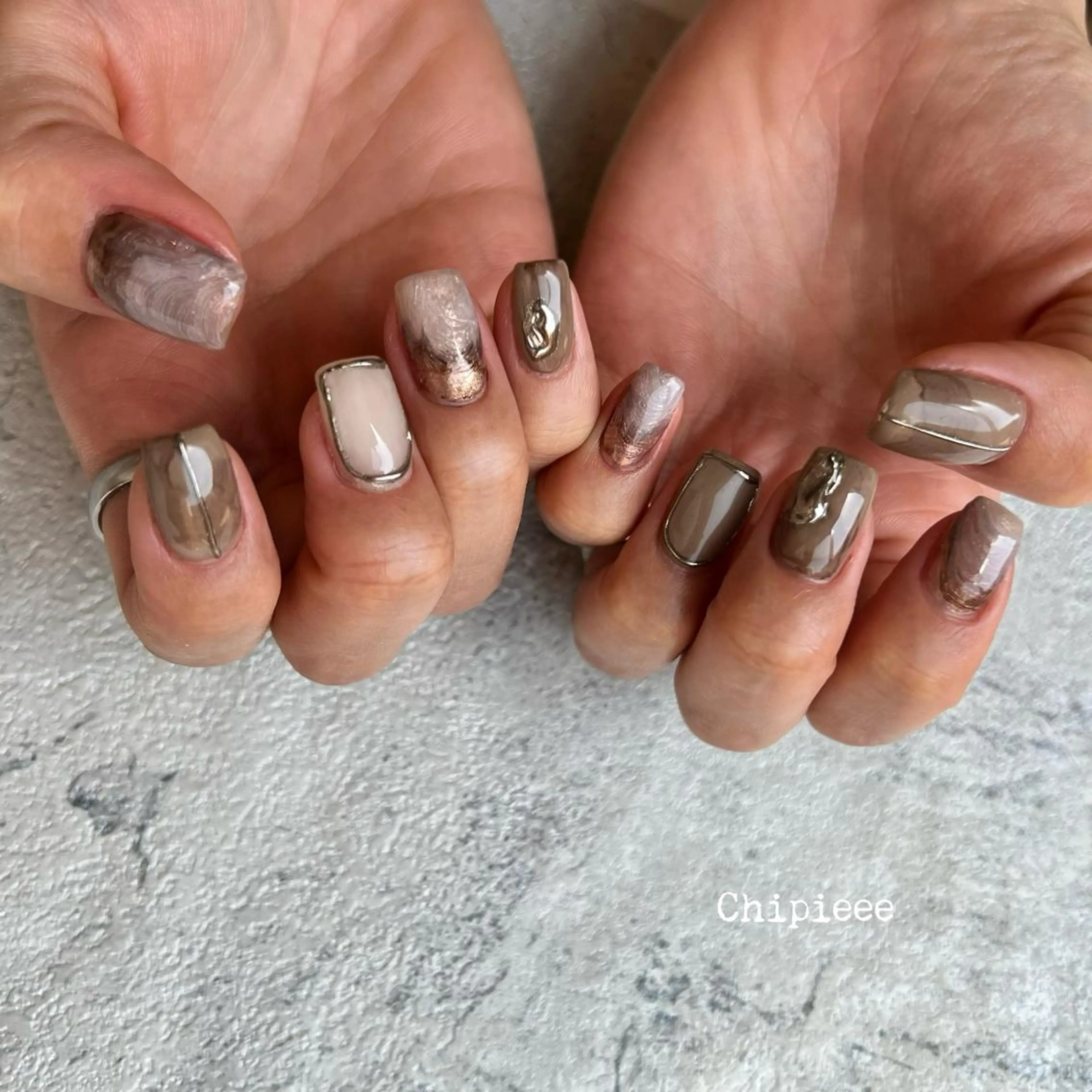 ネイル ハンドネイル Chipieee Tokyoのネイルデザイン
