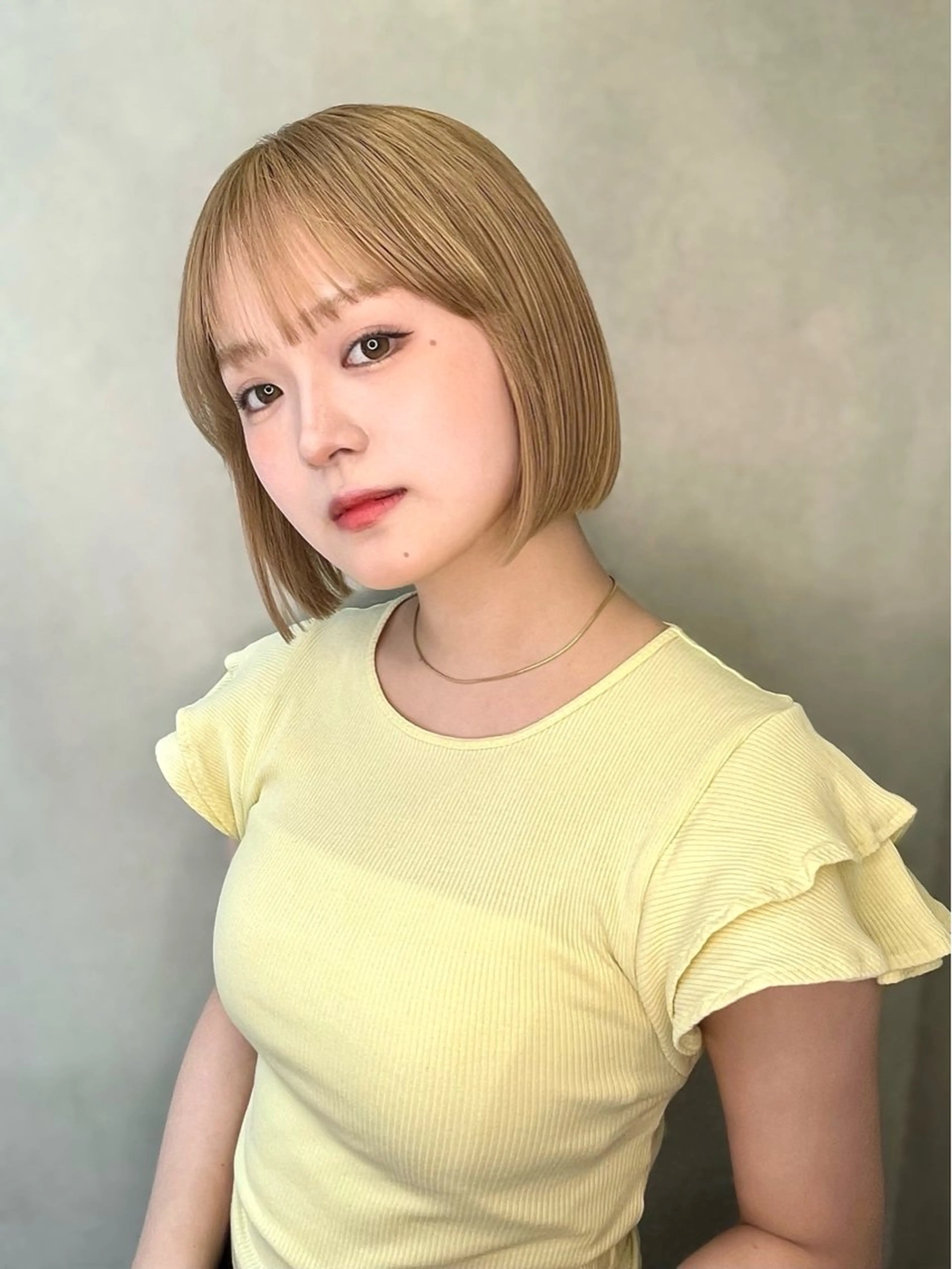 ショート カット ヘアカラー トリートメント 🪽韓国ヘア髪質改善 🪽なるのヘアスタイル