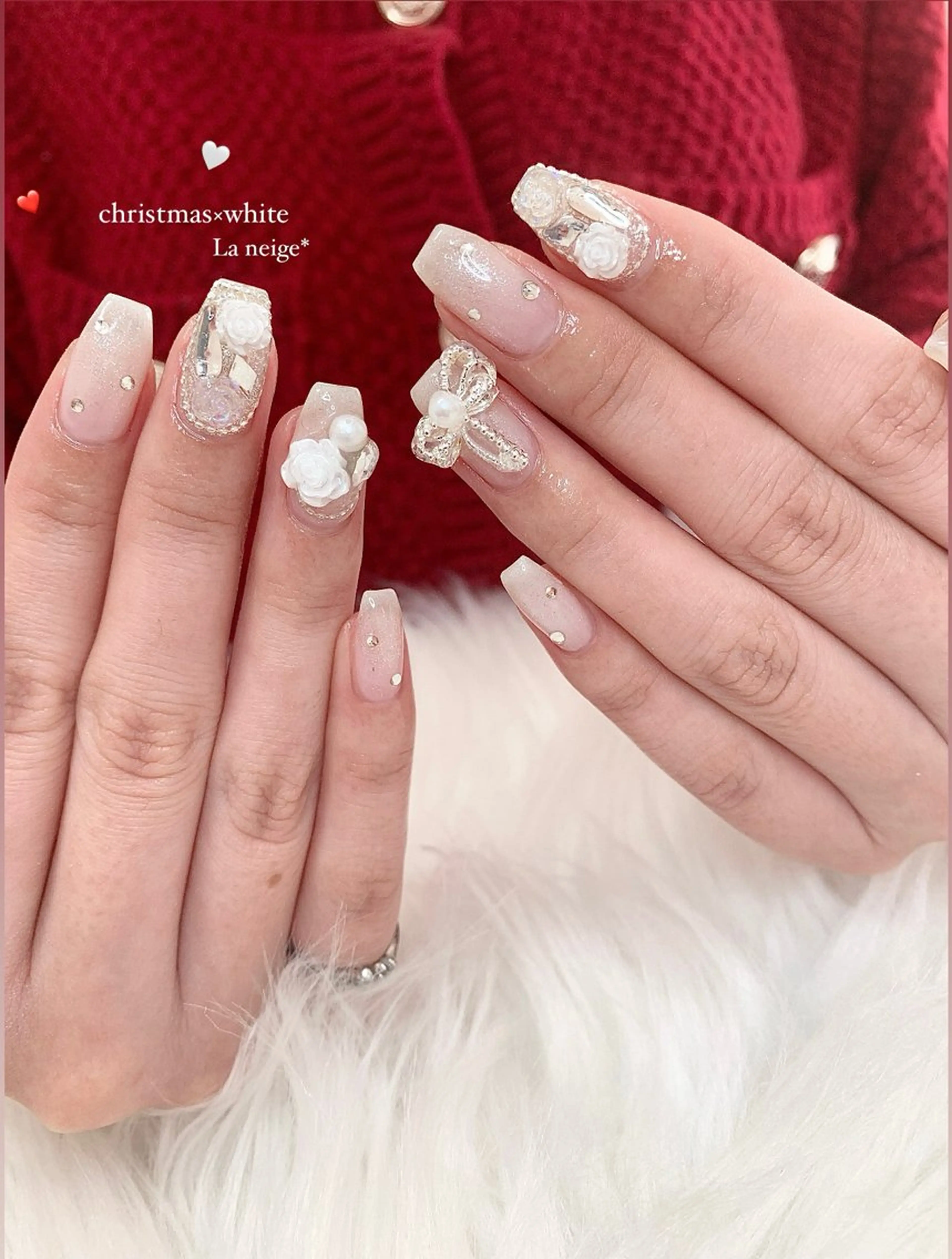 ネイル ハンドネイル La neige* yuki 🥯🍑のネイルデザイン