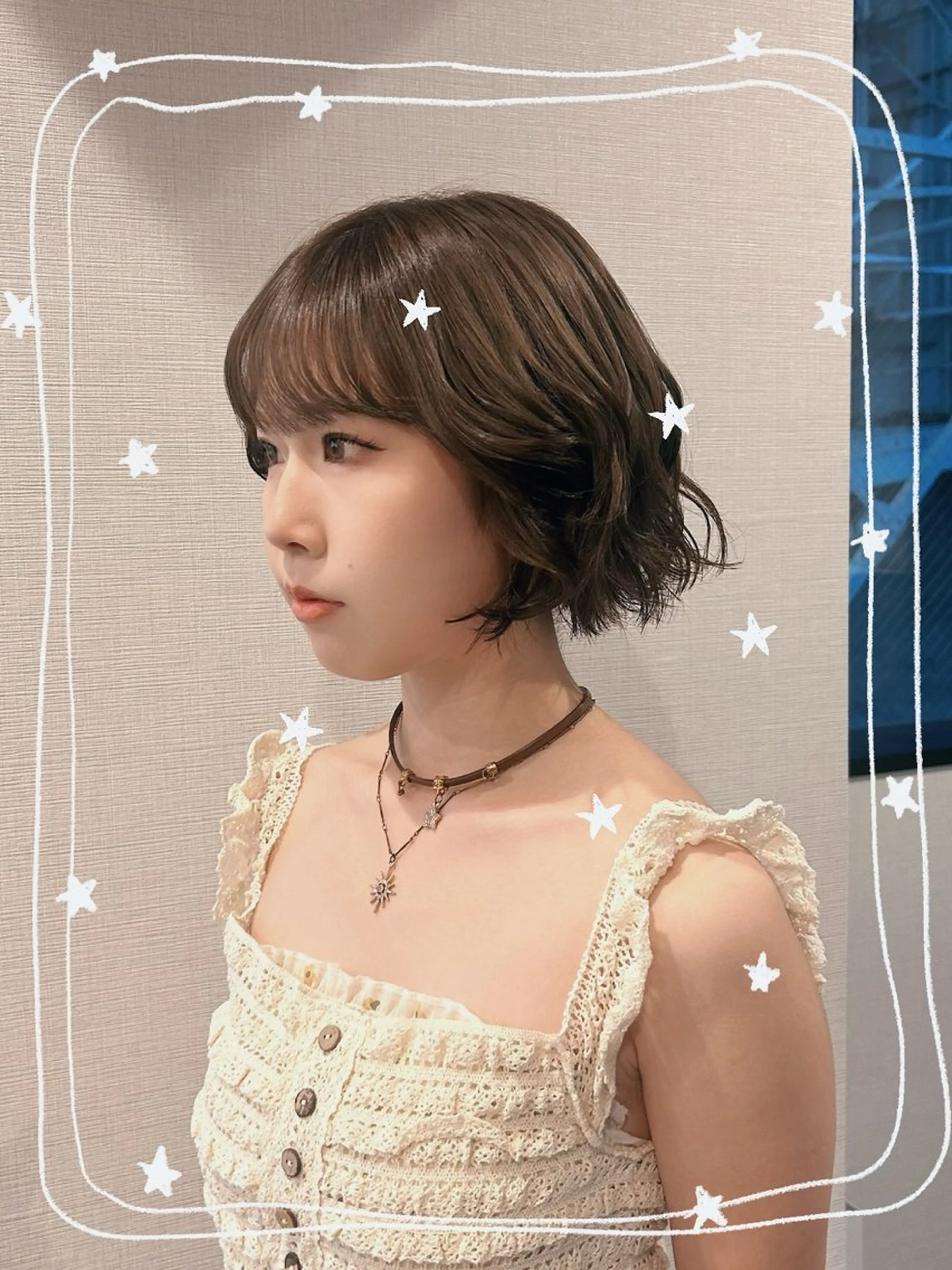 🎀ショート・ボブカット+カラー🎀 𝐀𝐮𝐣𝐮𝐚 トリートメント付き🧴🫧の写真