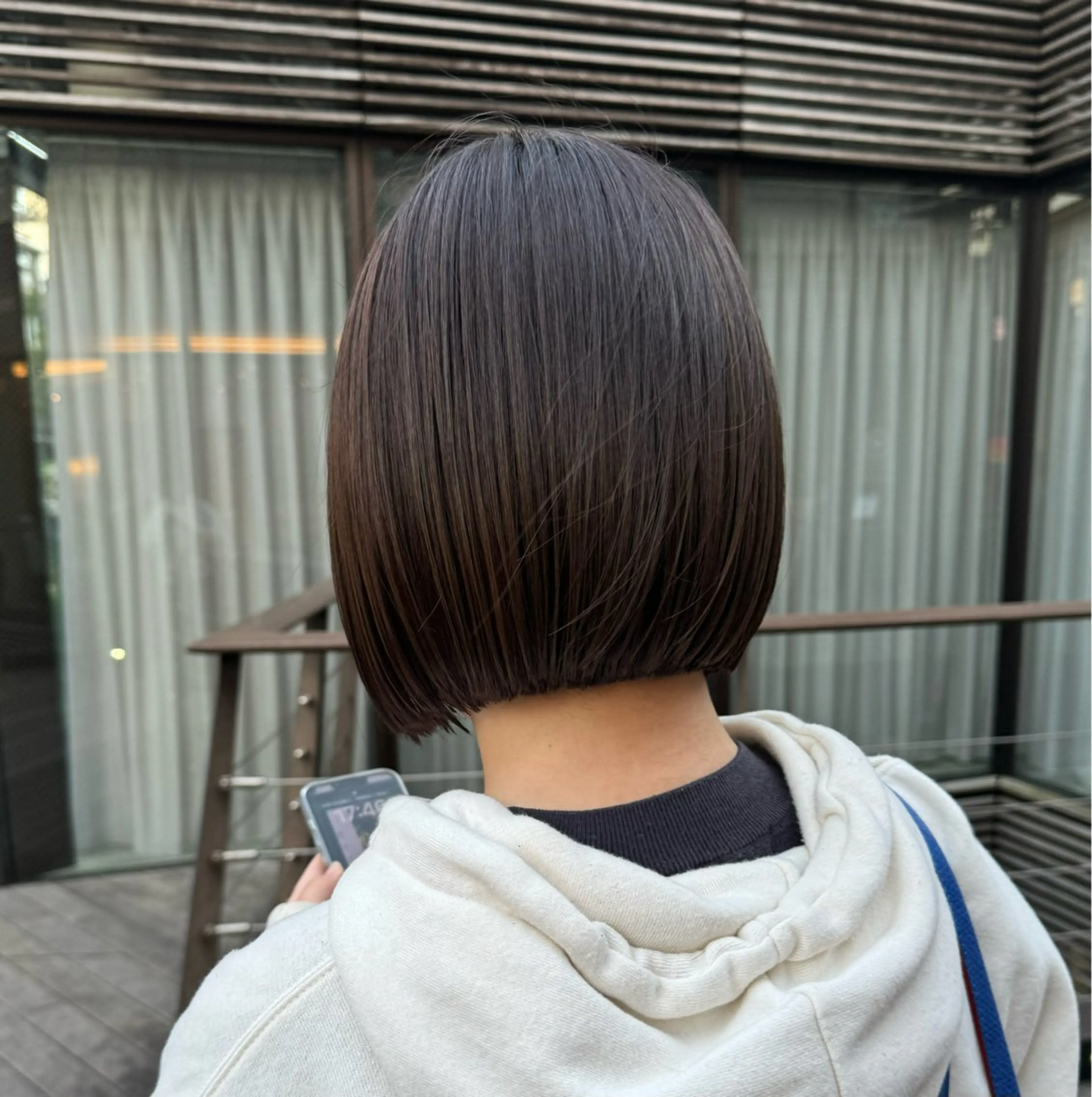 ショート カラー ブラウンカラー ボブ カット ヘアカラー トリートメント ボブ/ショート/ shinのヘアスタイル