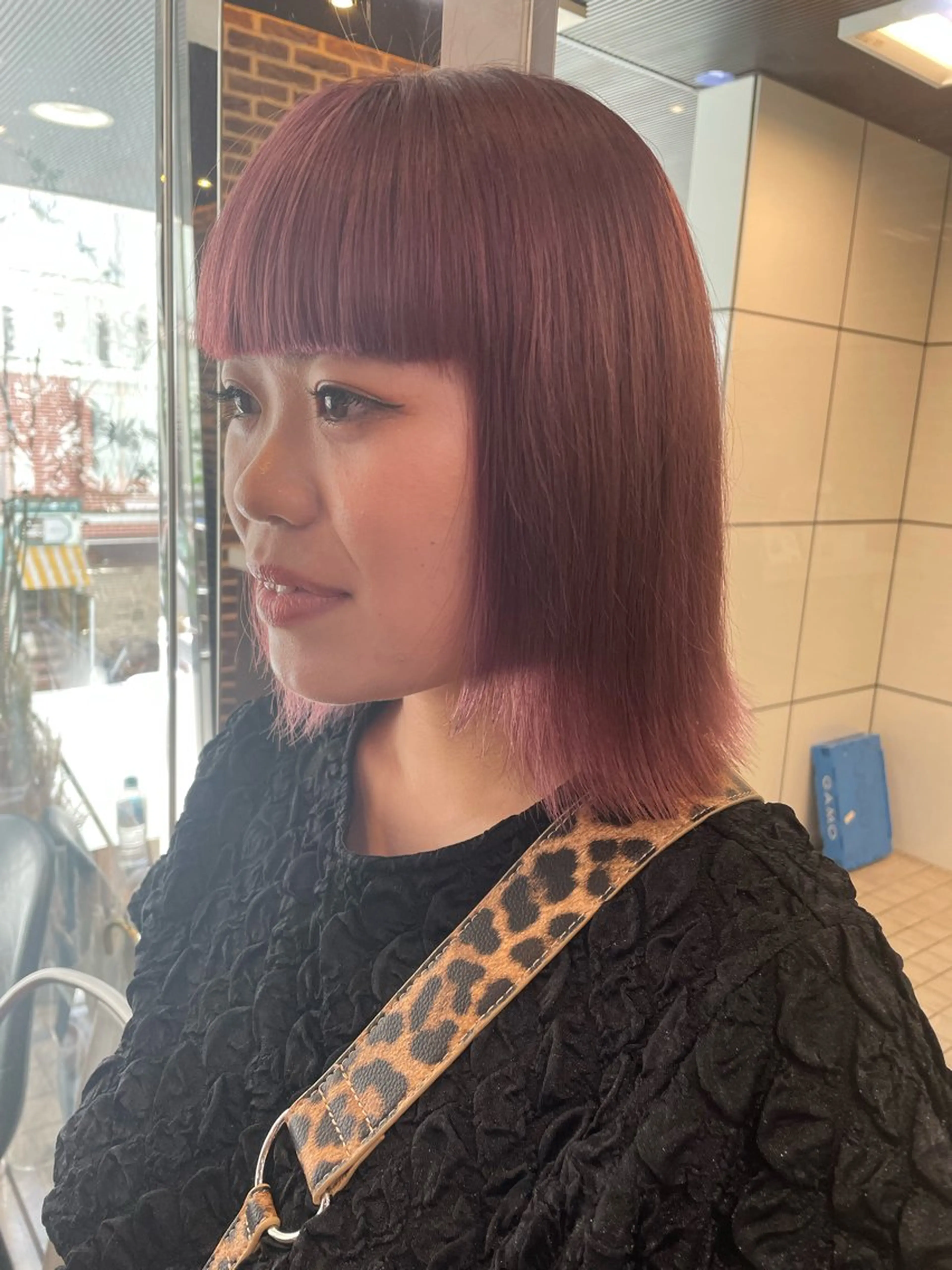 ミディアム ミディアムパーマ 学生 カット ヘアカラー メンズ/ブリーチなし サクラ🌸のヘアスタイル