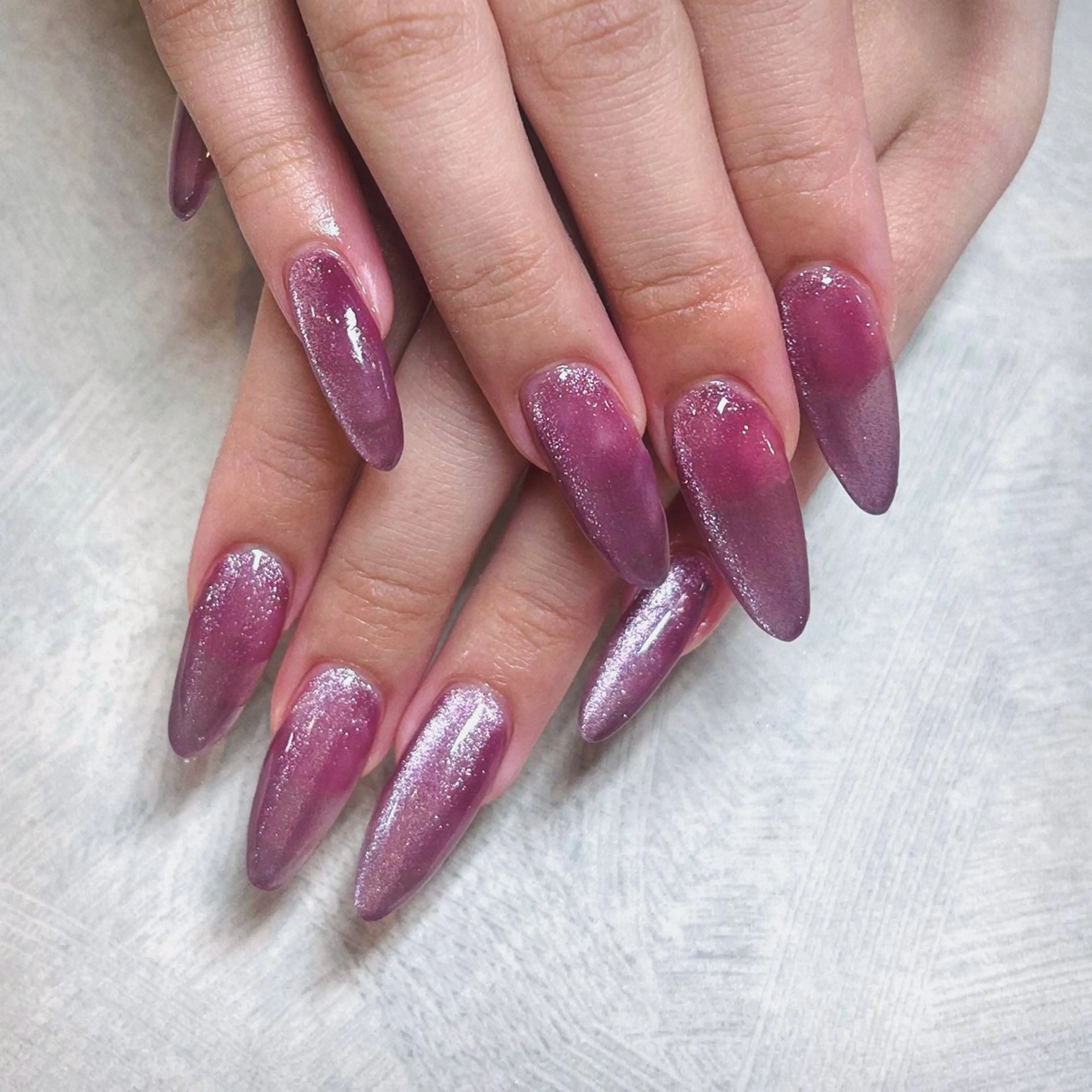 ネイル マグネットネイル スカルプネイル ハンドネイル nail patio yukiのネイルデザイン