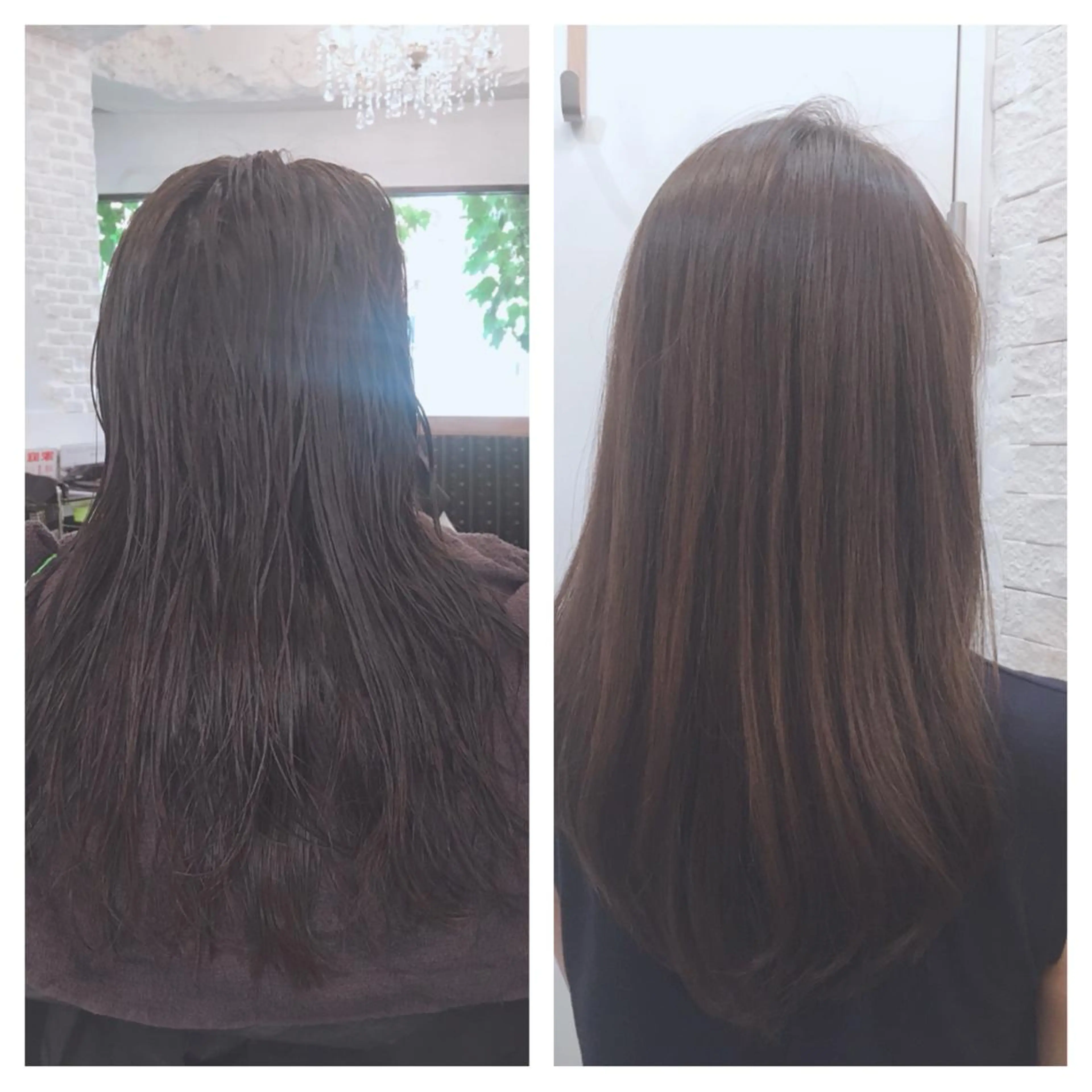 セミロング パーマ ストレートパーマ 縮毛矯正 Dahlia所属・Dahlia 鈴木のヘアスタイル