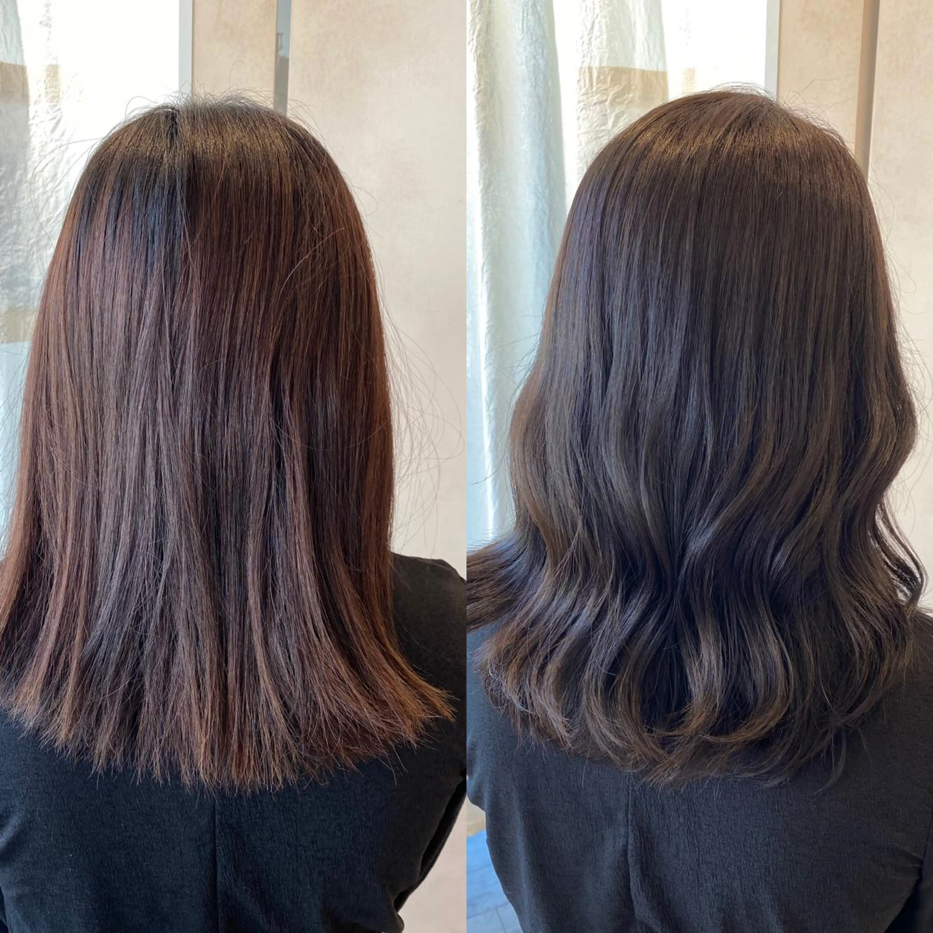 ミディアム カラー On所属・顔まわりカット🌟 くびれヘア/寺門遥輝のヘアスタイル