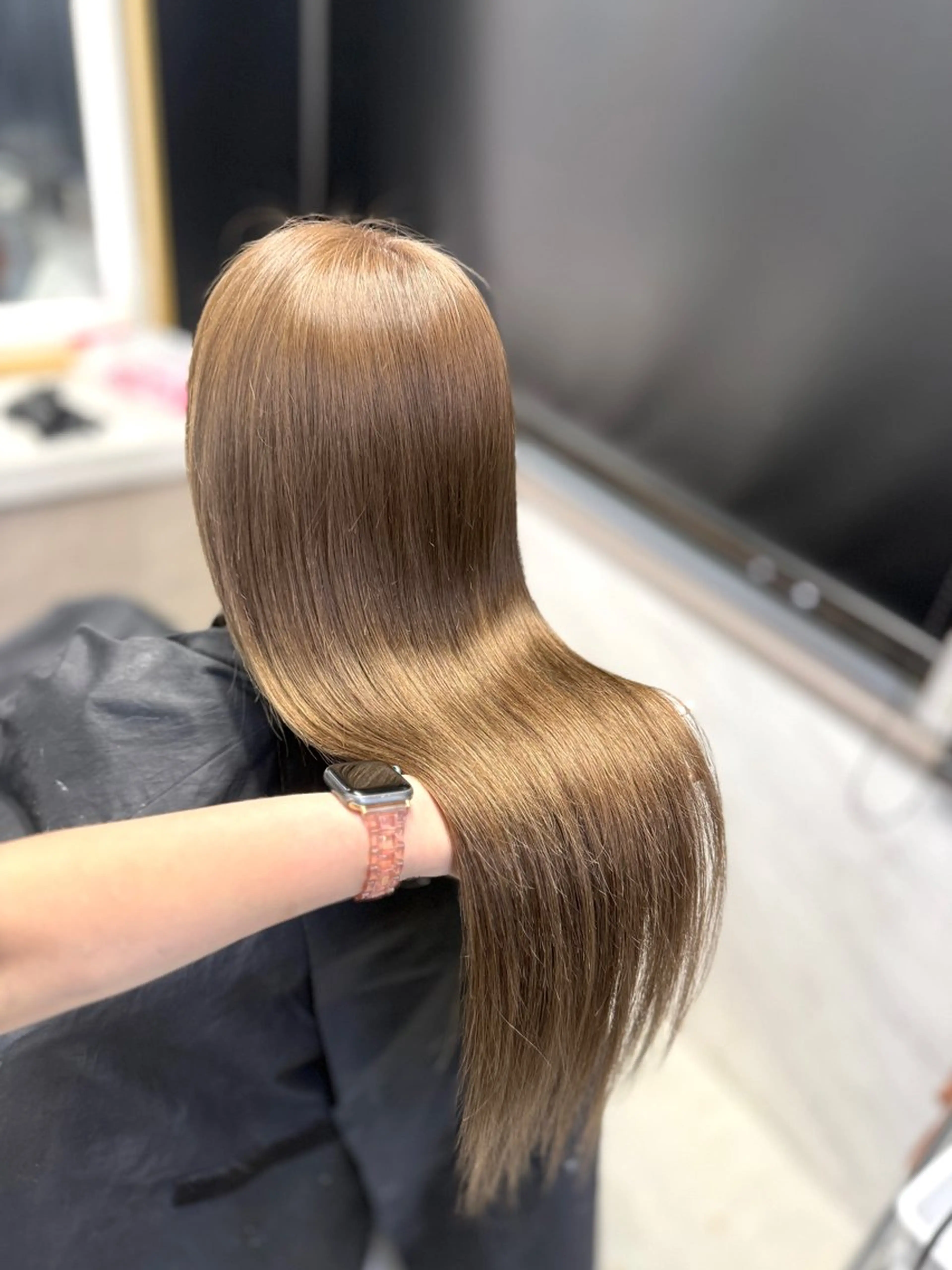 ロング カラー ベージュカラー エクステ ロング ヘアカラー エクステ エクステ🩵ブリーチ 韓国ヘア🩵KAEのヘアスタイル