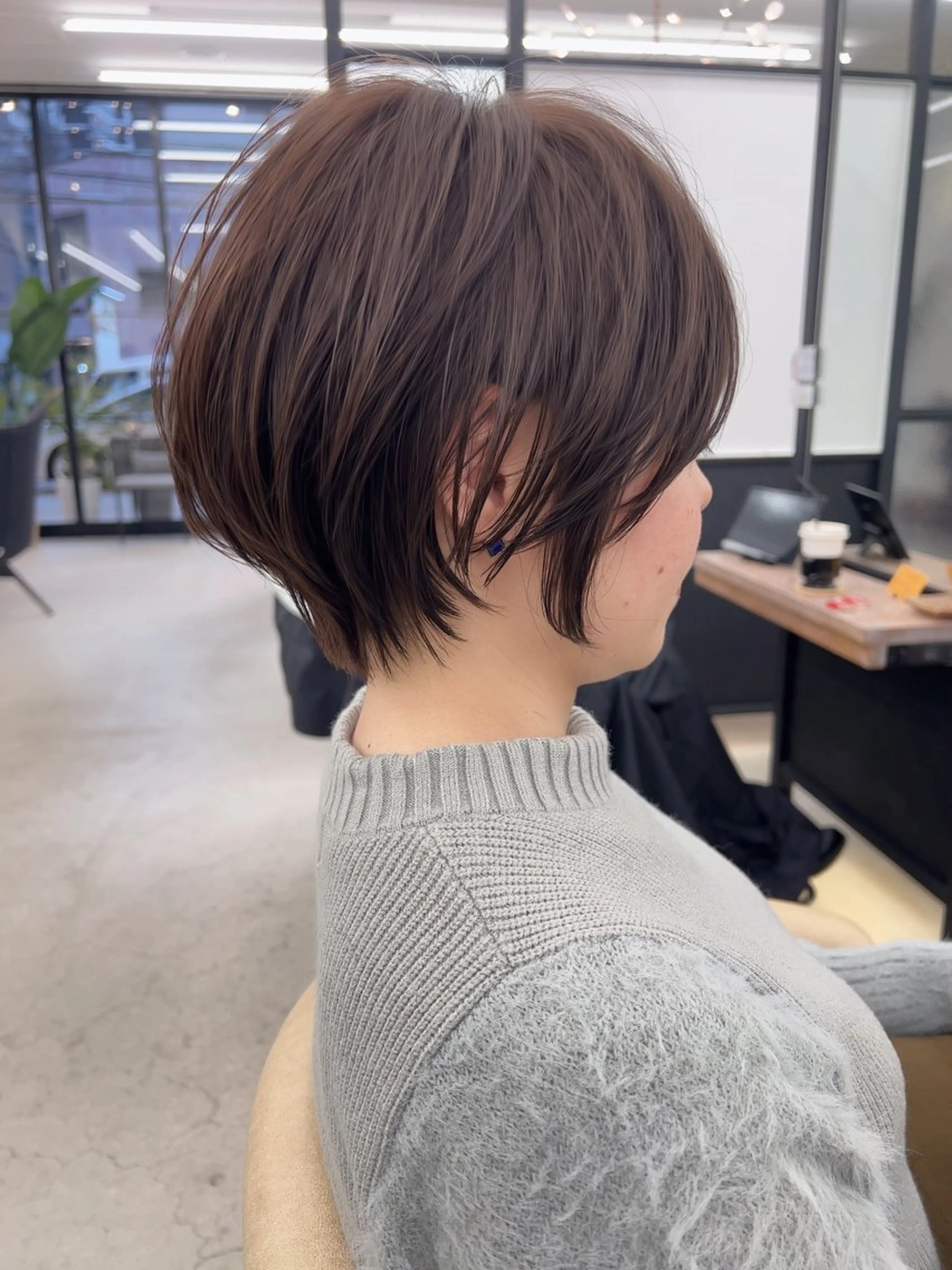 ショート 地毛風縮毛/ 巻ける縮毛/山下凌生のヘアスタイル