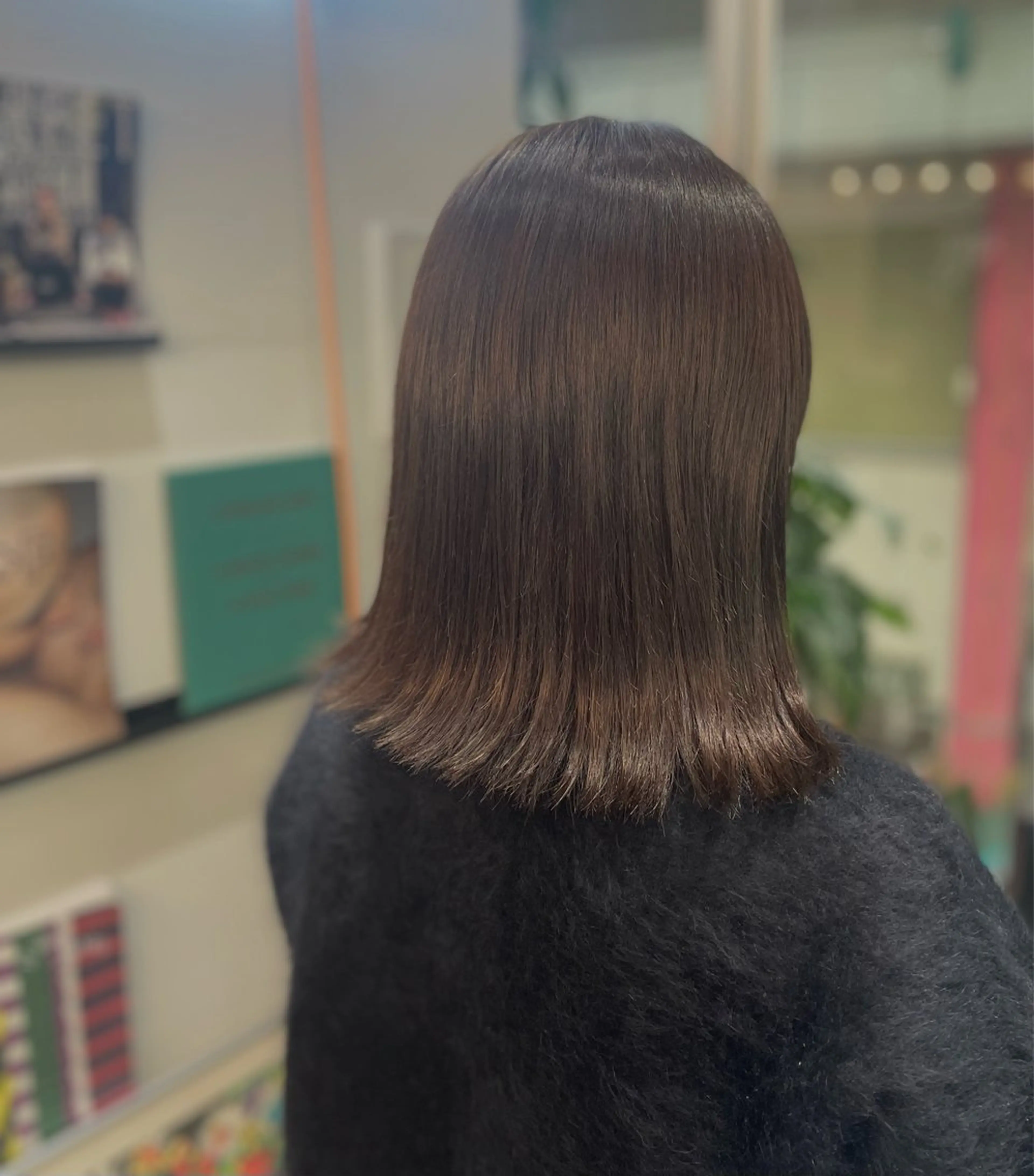 ミディアム ヘアカラー トリートメント サカシタ アヤカのヘアスタイル