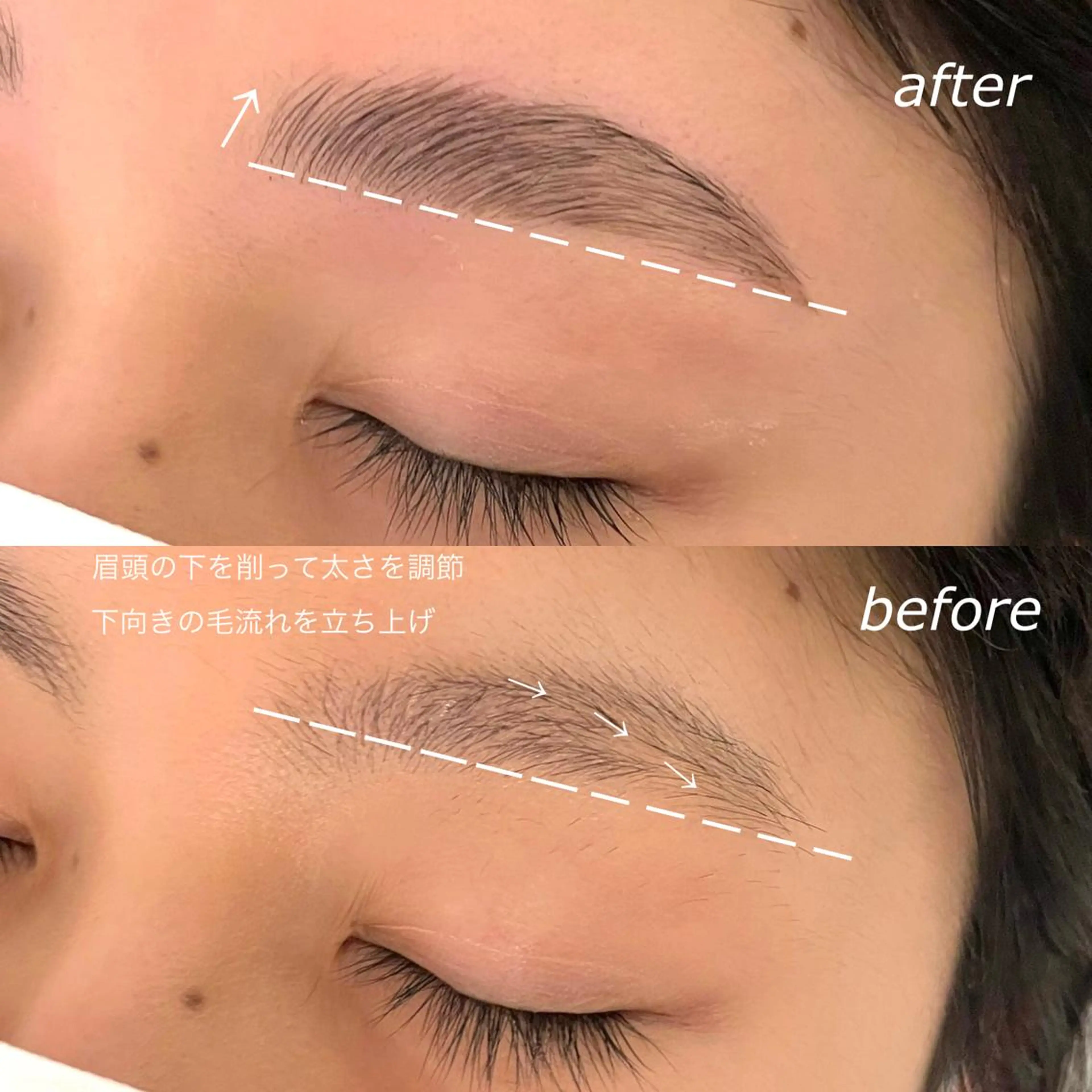 マツエク・マツパ アイブロウ ハリウッドブロウリフト GO TODAY SHAiRE SALON Vellmie店所属・吉祥寺kasumi 🌛eye/browのマツエク・マツパデザイン