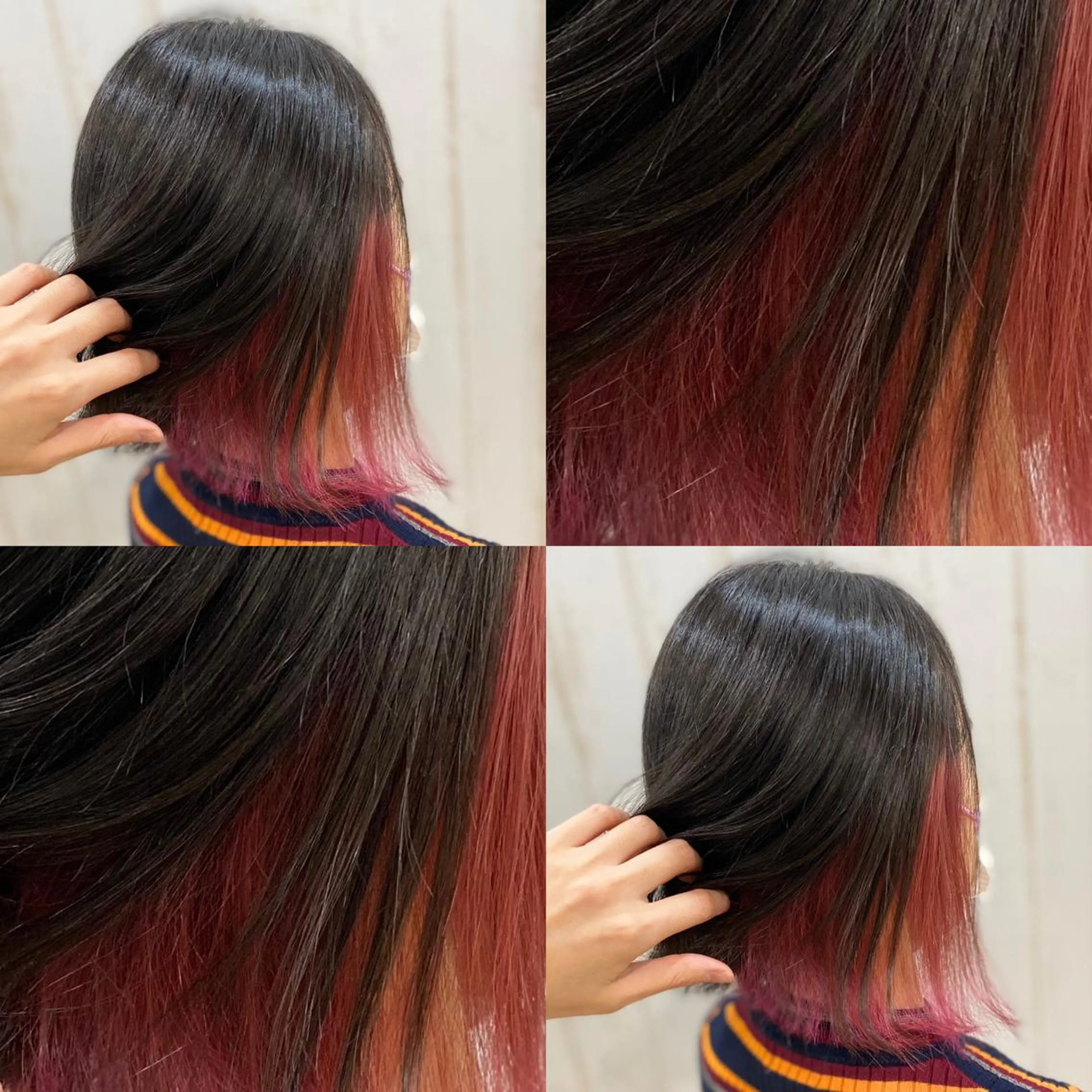 ショート カラー ハイトーン💫 エクステ💫maiのヘアスタイル