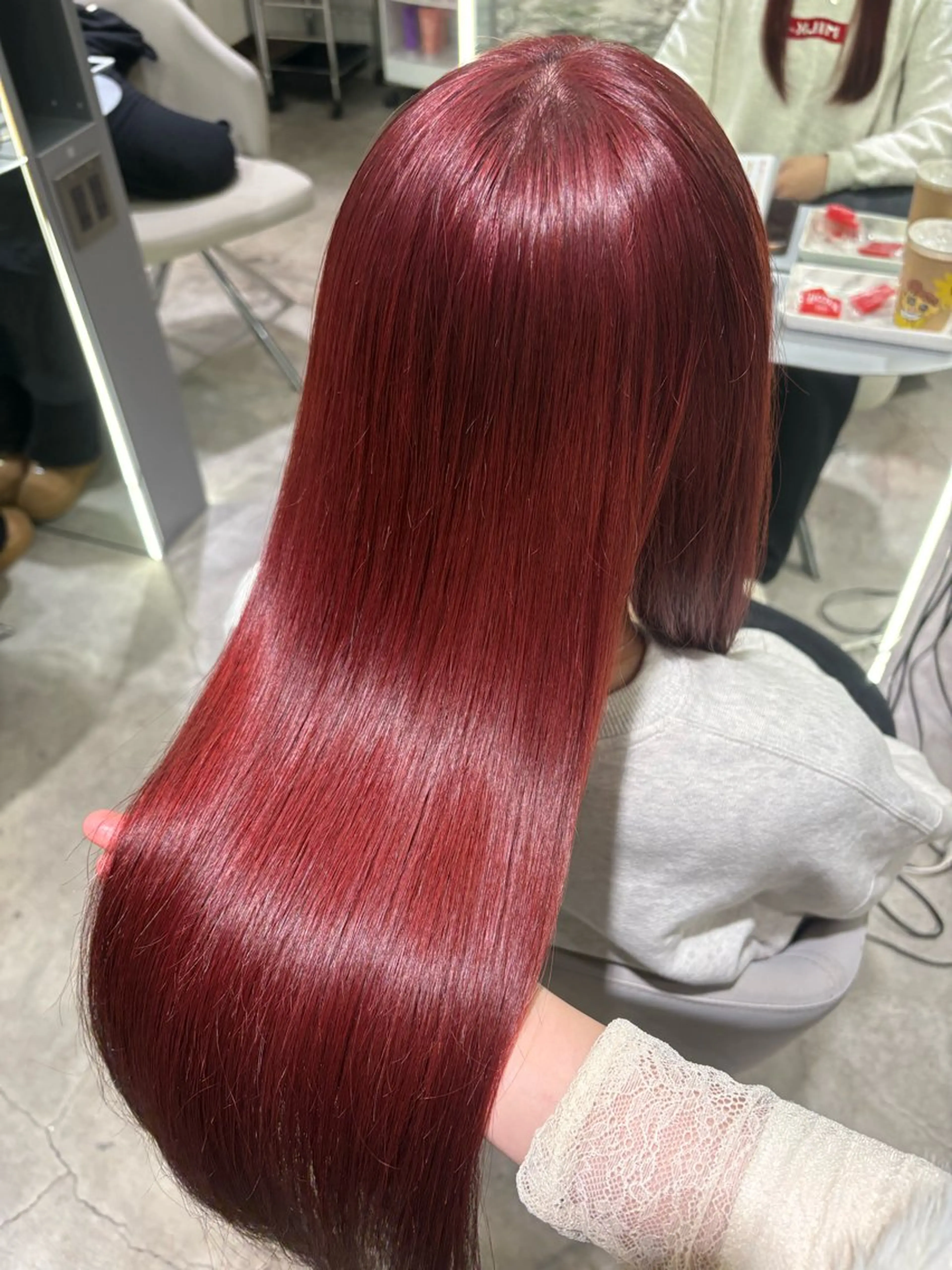 カラー ヘアカラー Harune/うる艶 ハイトーンのヘアスタイル