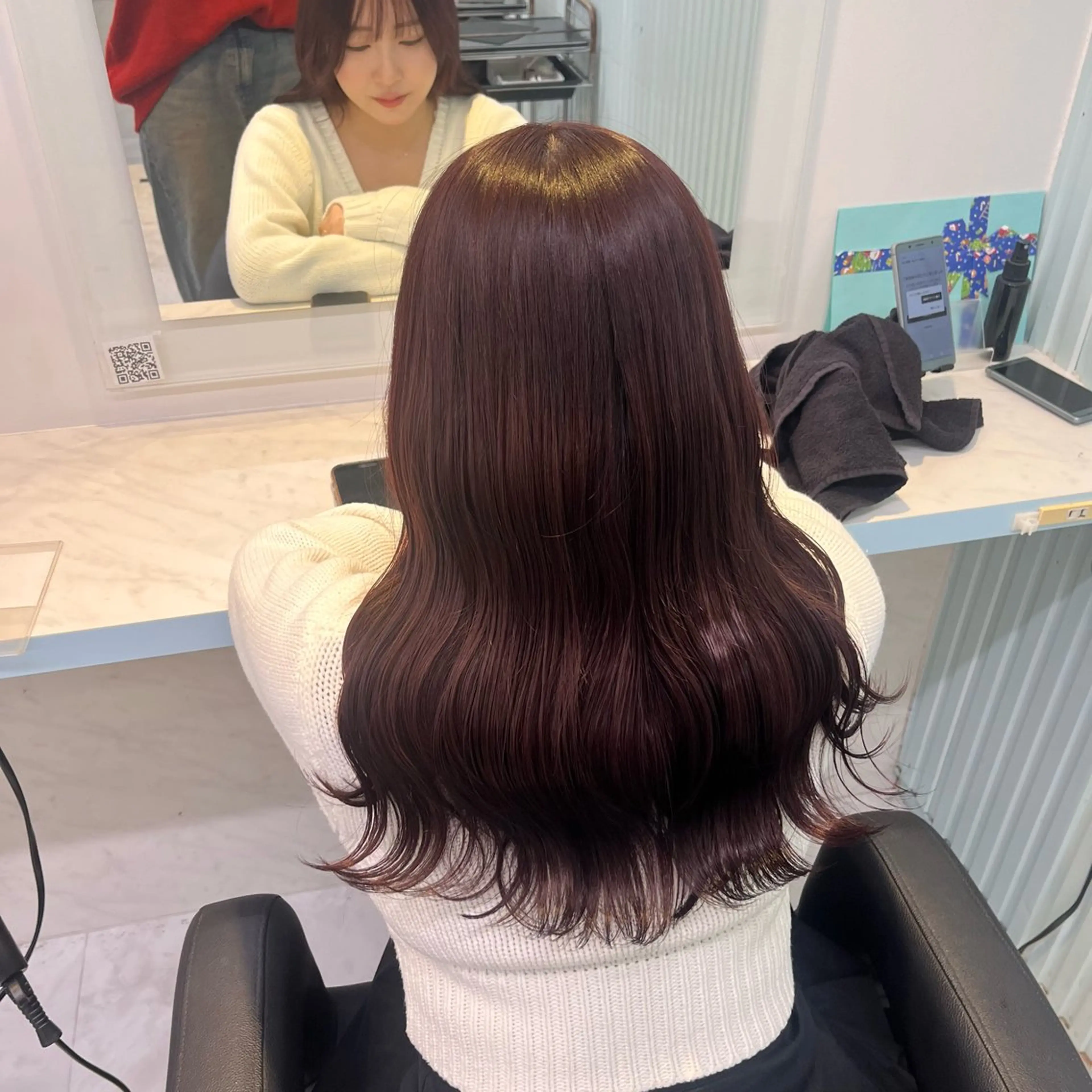 カラー カット ヘアカラー トリートメント ヘアセット NANA🥀韓国ヘア /レイヤー/暖色🥀のヘアスタイル